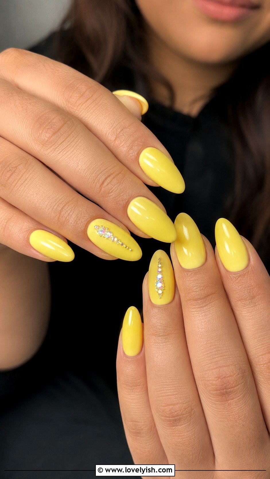 Yellow Press On Nails - 50 yellow nails - 50 yellow nails