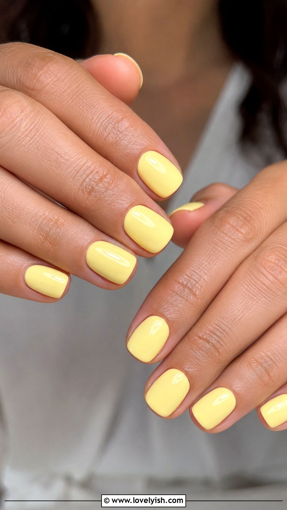 Yellow Short Nails - 50 yellow nails - 50 yellow nails