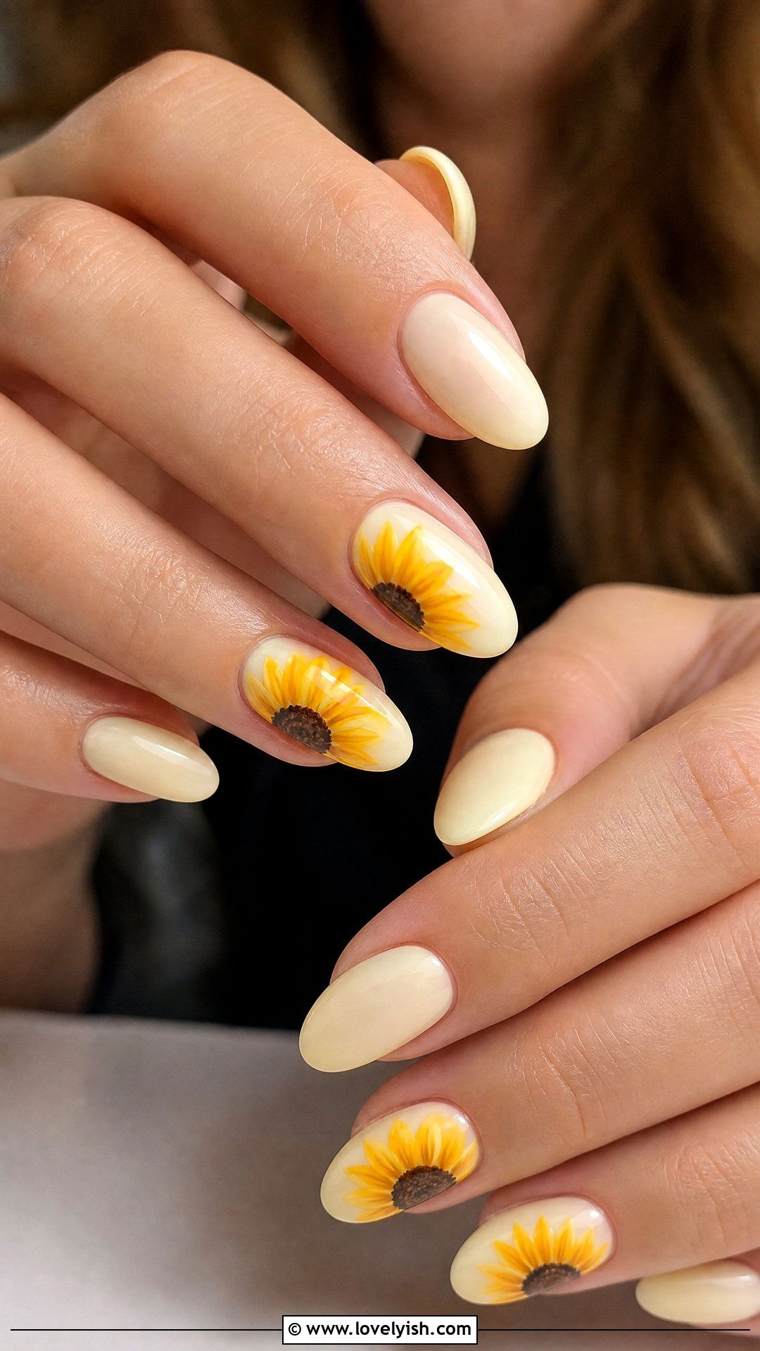 Yellow Sunflower Milk Bath Nails - 50 milk bath nails - 50 milk bath nails