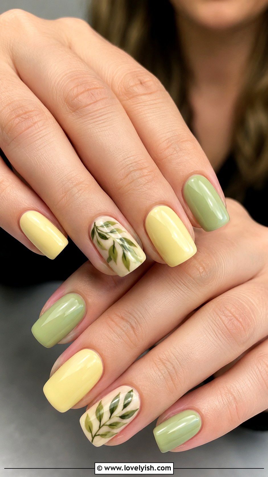 Yellow and Green Nails - 25 yellow nails design ideas - 25 yellow nails design ideas