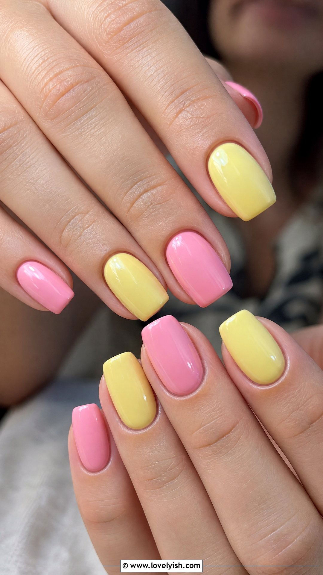 Yellow and Pink Nails - 25 yellow nails design ideas - 25 yellow nails design ideas