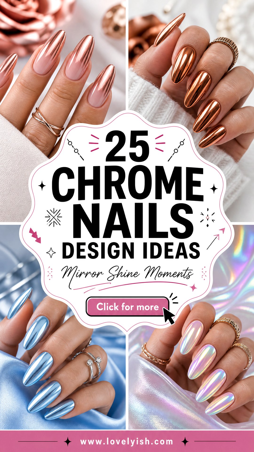 25 Chrome Nails Design Ideas for a Stunning Shine - 25 Chrome Nails Design Ideas for a Stunning Shine