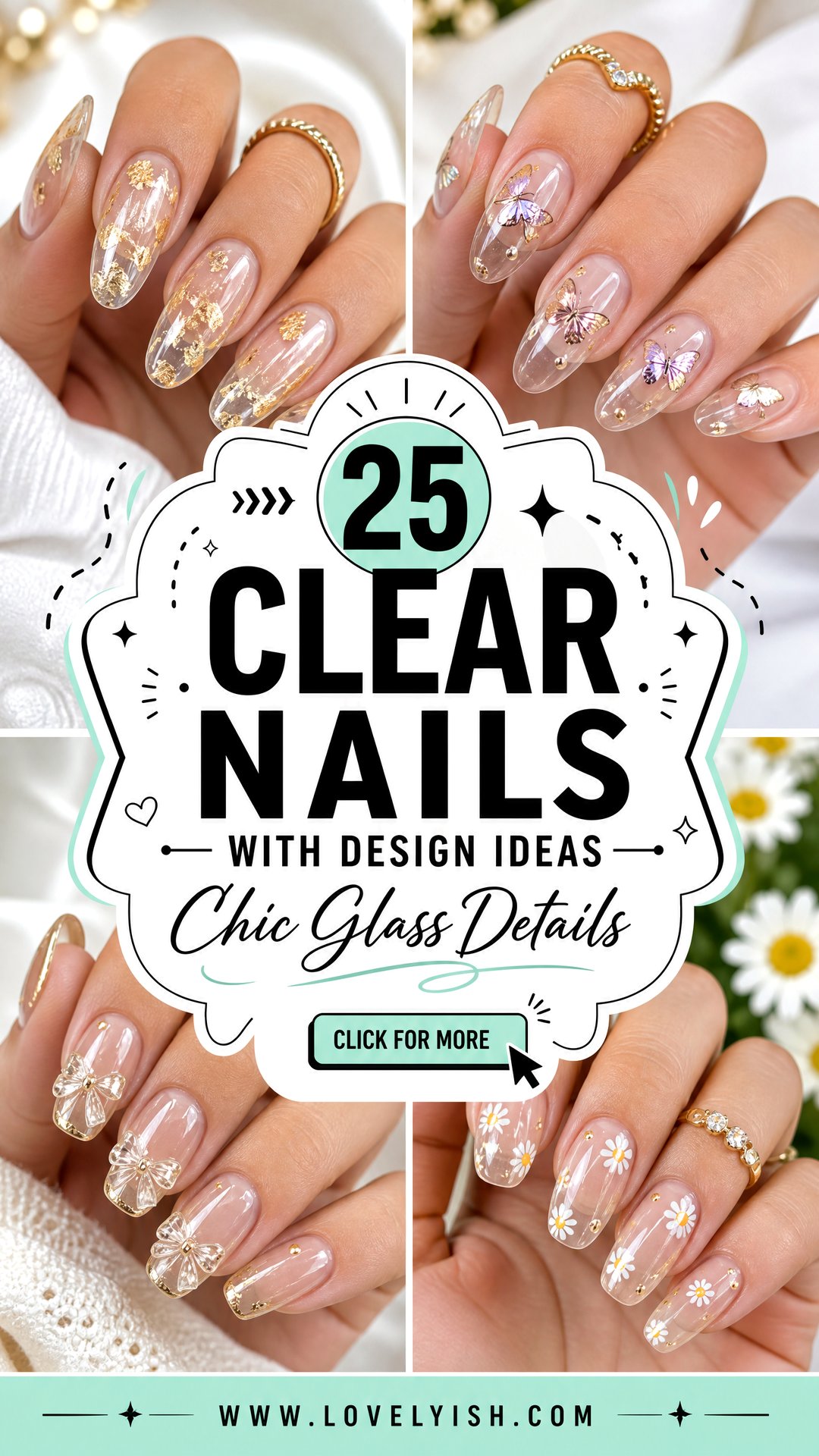 25 Clear Nails With Design Ideas for a Chic Manicure - 25 Clear Nails With Design Ideas for a Chic Manicure