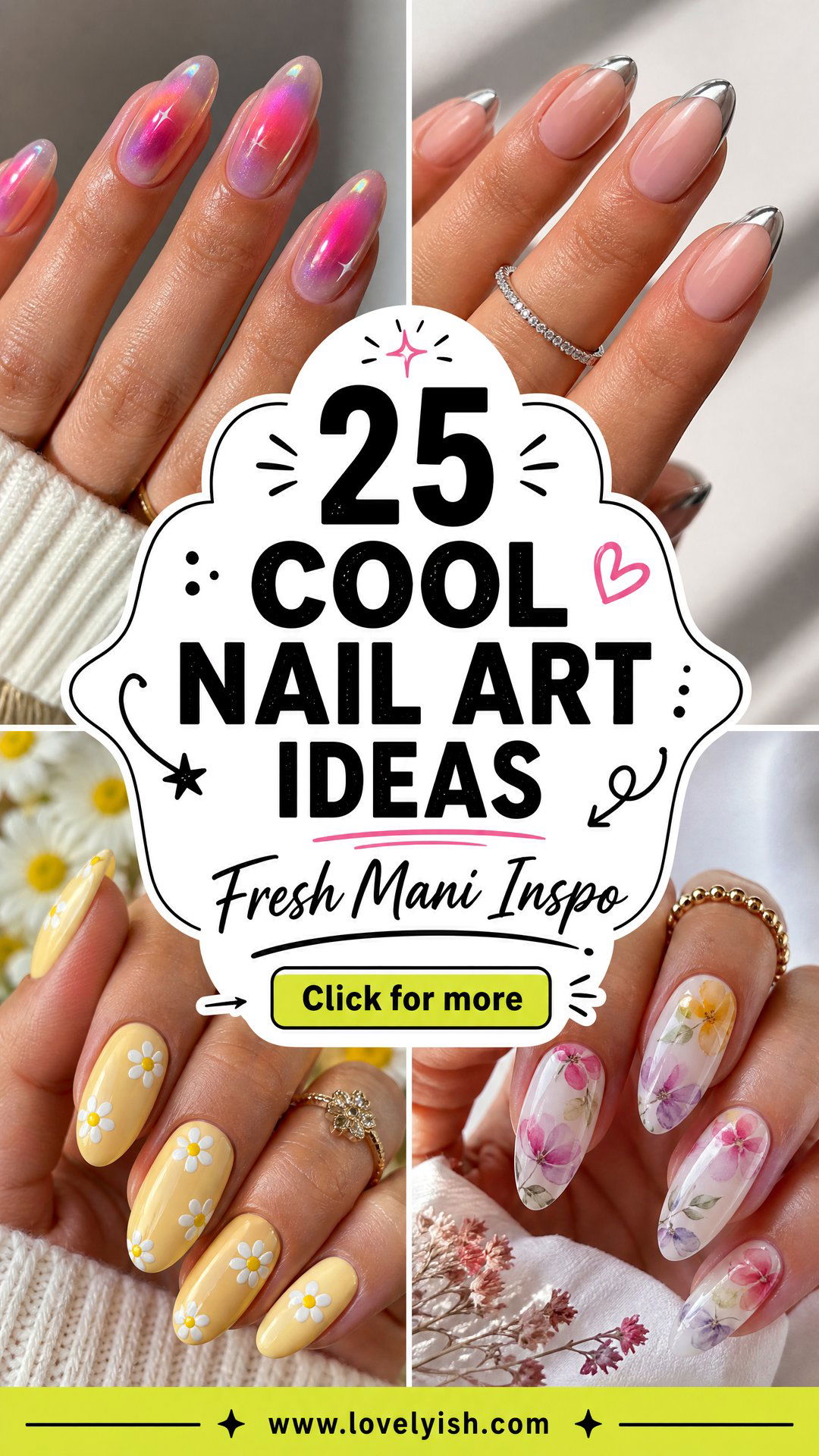 25 Cool Nail Art Ideas to Inspire Your Next Manicure - 25 Cool Nail Art Ideas to Inspire Your Next Manicure