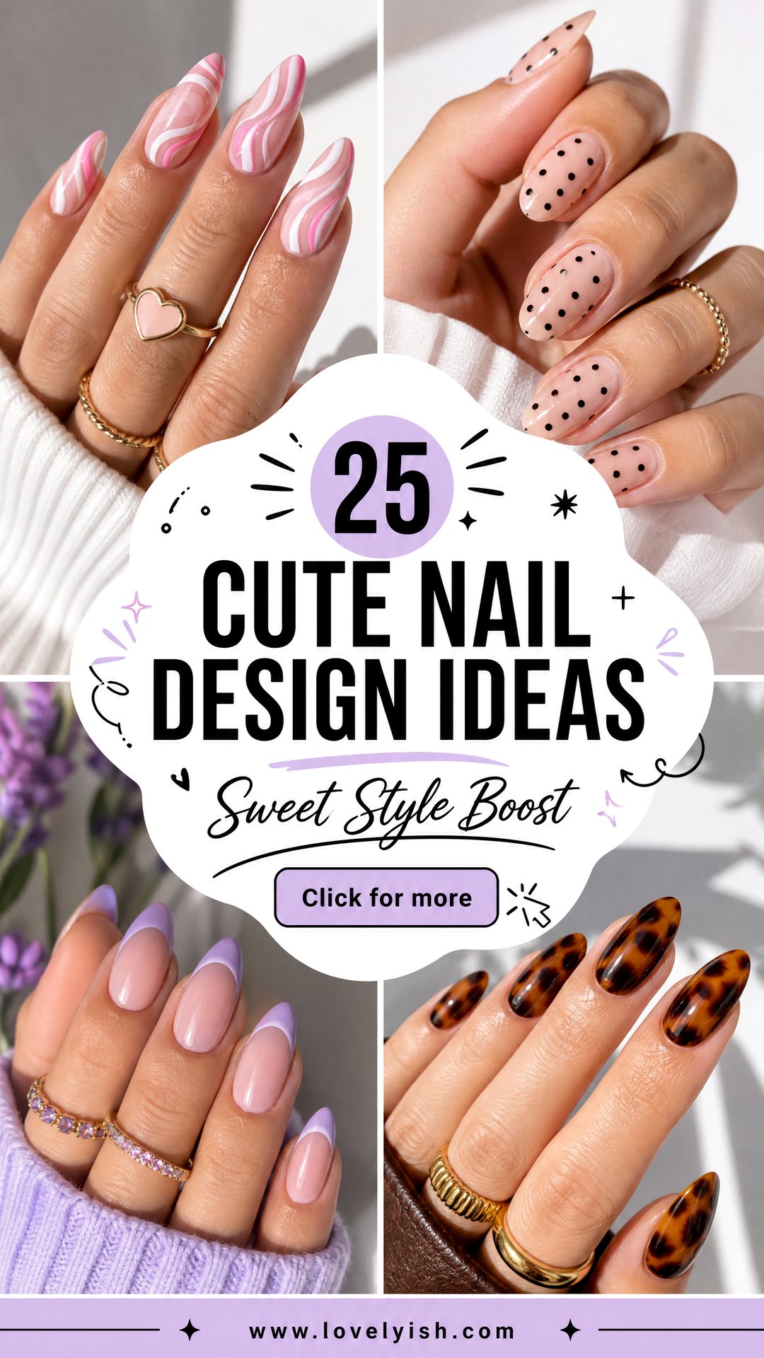 25 Cute Nail Design Ideas to Brighten Your Style - 25 Cute Nail Design Ideas to Brighten Your Style