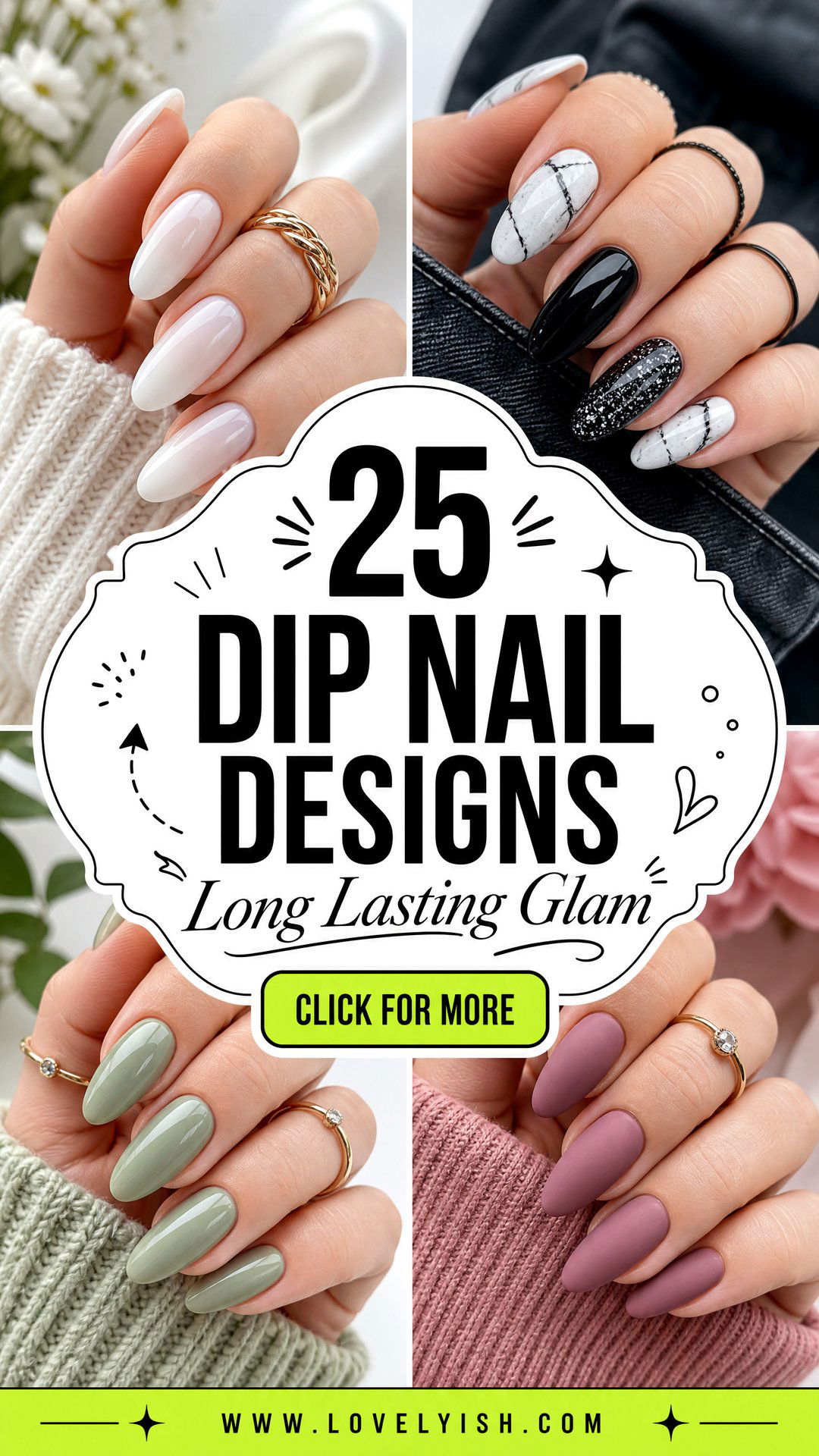 25 Dip Nail Designs for a Long-Lasting Stunning Look - 25 Dip Nail Designs for a Long-Lasting Stunning Look