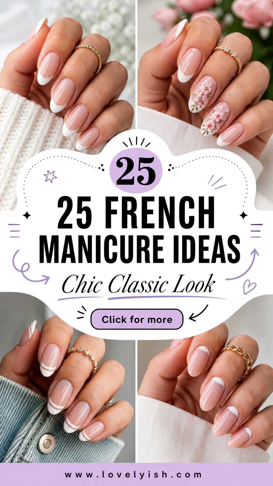 25 French Manicure Ideas for a Chic and Classic Look - 25 French Manicure Ideas for a Chic and Classic Look