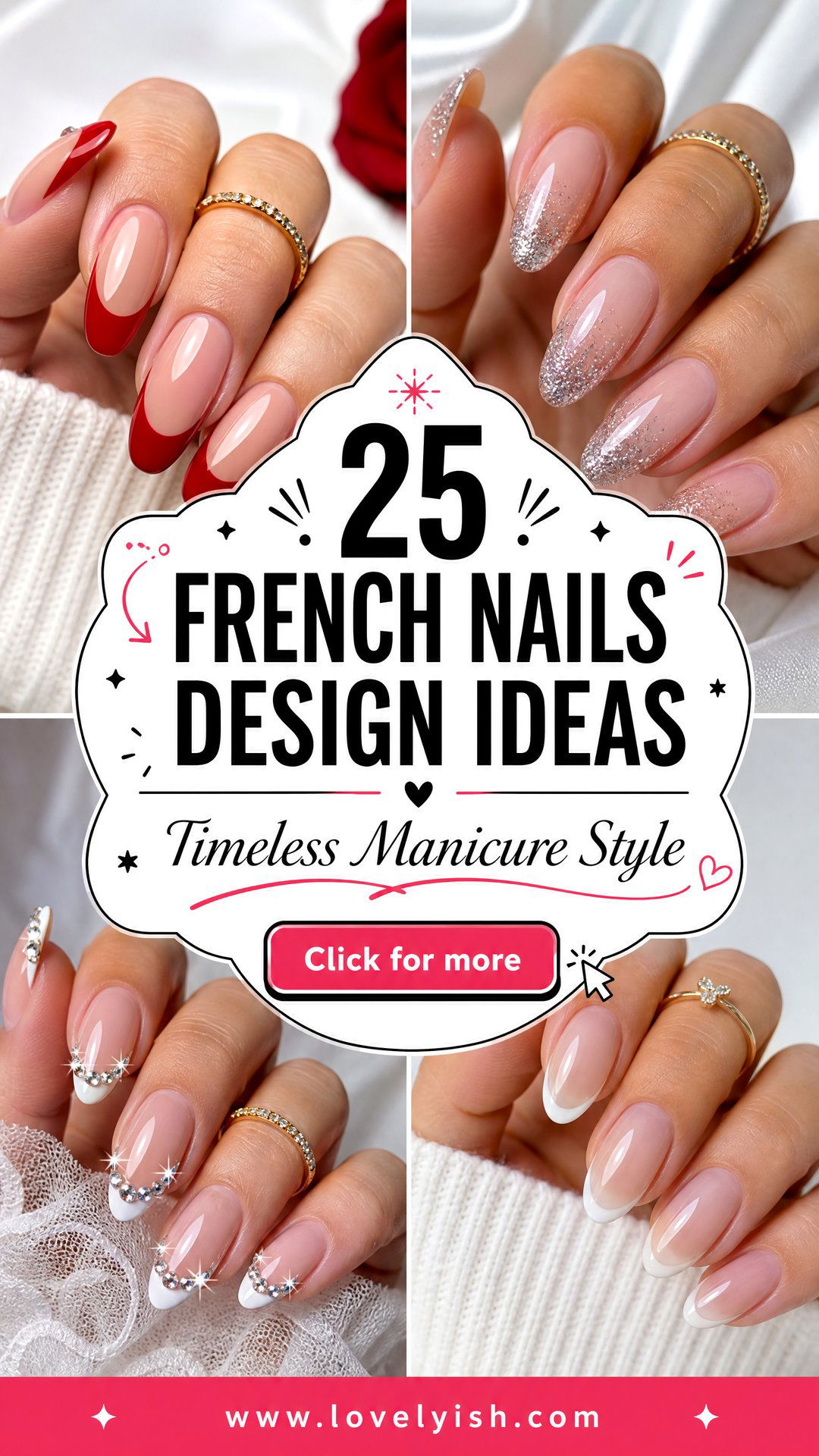 25 French Nails Design Ideas for a Timeless Manicure - 25 French Nails Design Ideas for a Timeless Manicure