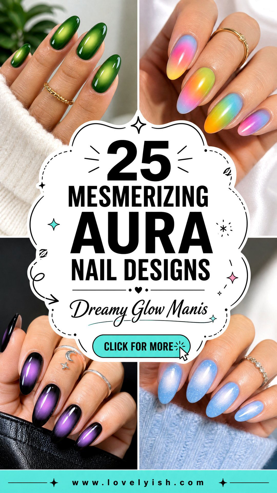 25 Mesmerizing Aura Nail Designs Youll Love to Try - 25 Mesmerizing Aura Nail Designs You’ll Love to Try
