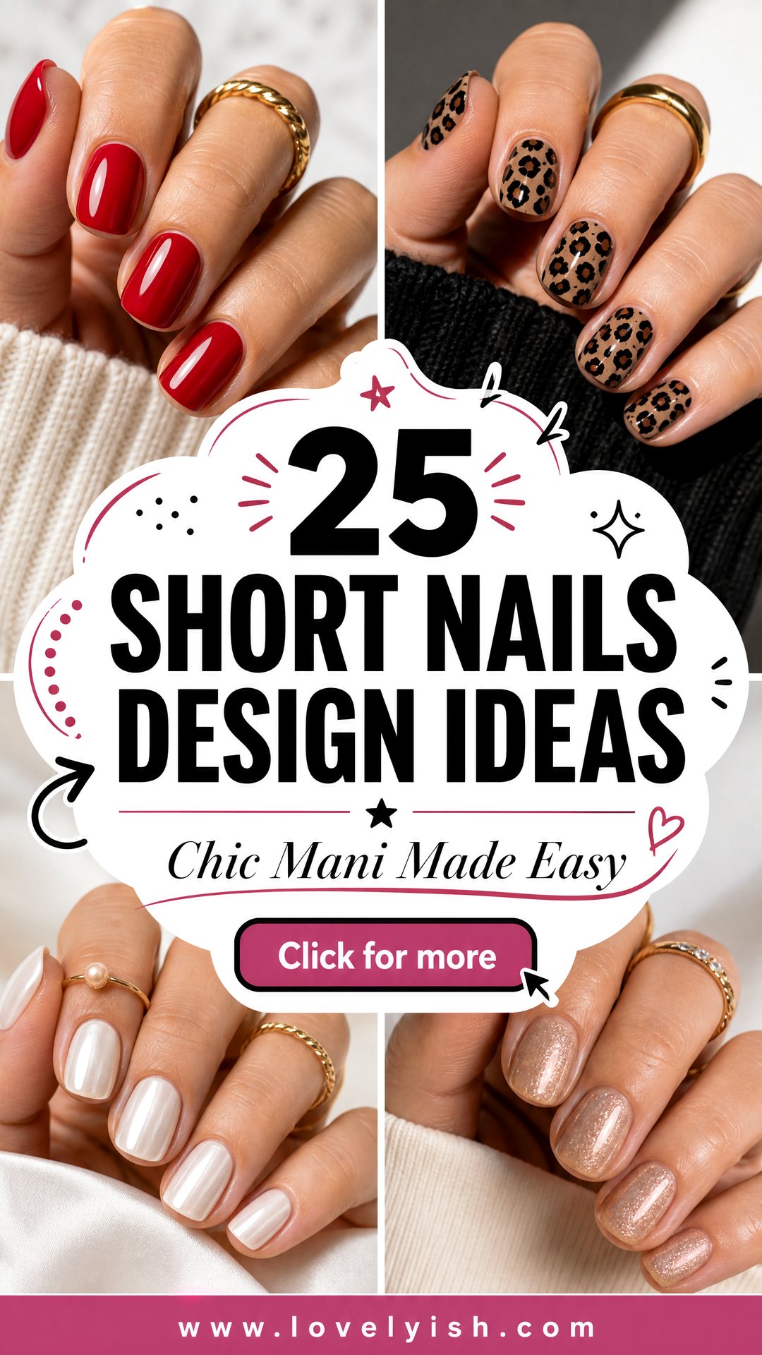 25 Short Nails Design Ideas for a Chic Manicure - 25 Short Nails Design Ideas for a Chic Manicure