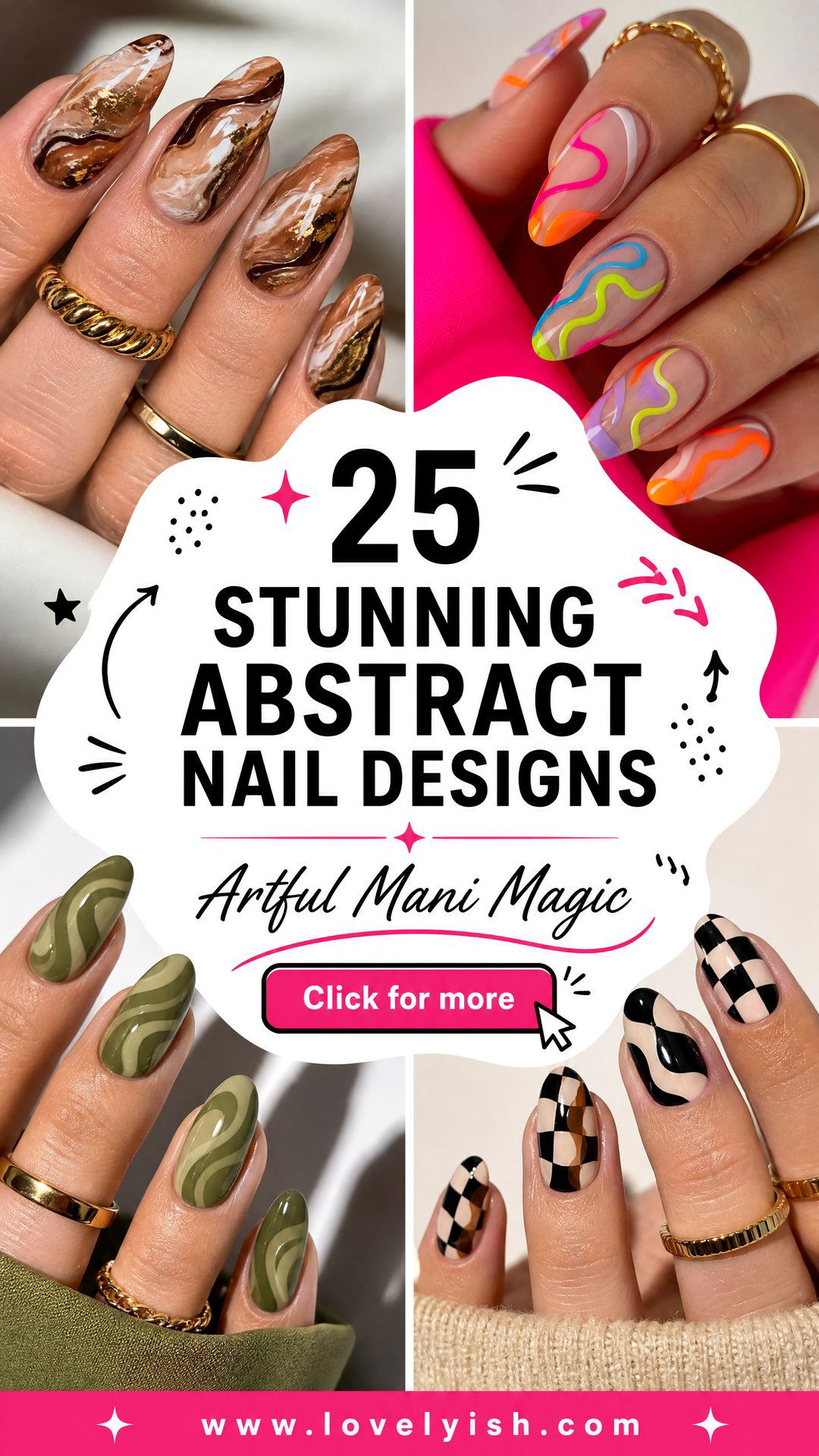 25 Stunning Abstract Nail Designs to Try This Season - 25 Stunning Abstract Nail Designs to Try This Season