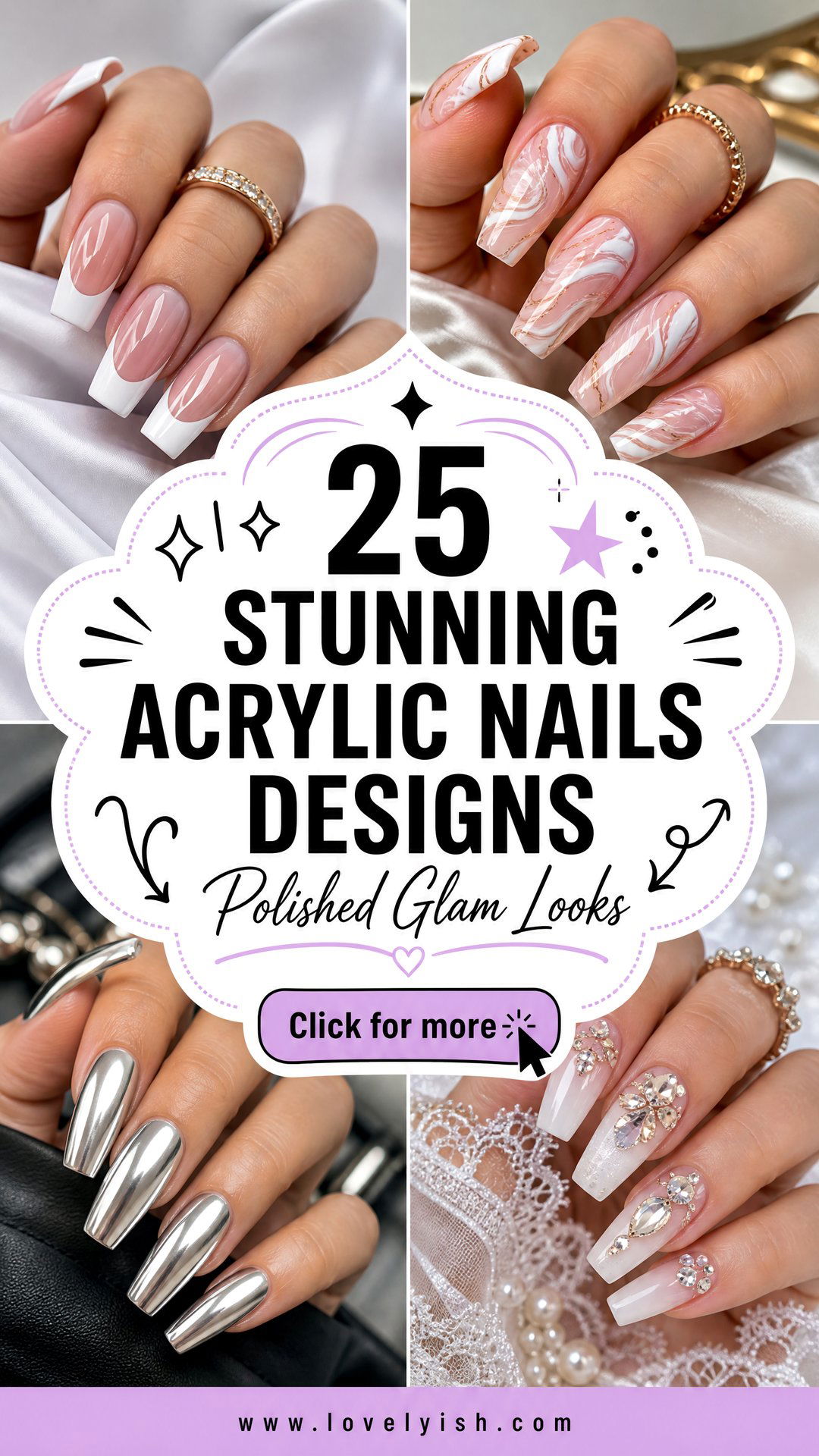 25 Stunning Acrylic Nails Designs to Inspire Your Look - 25 Stunning Acrylic Nails Designs to Inspire Your Look