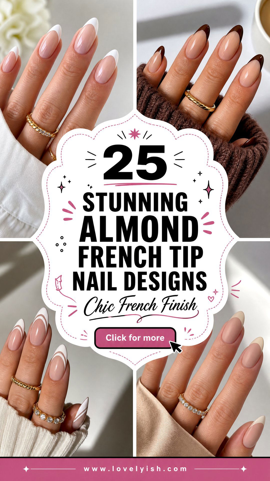 25 Stunning Almond French Tip Nail Designs to Try Now - 25 Stunning Almond French Tip Nail Designs to Try Now