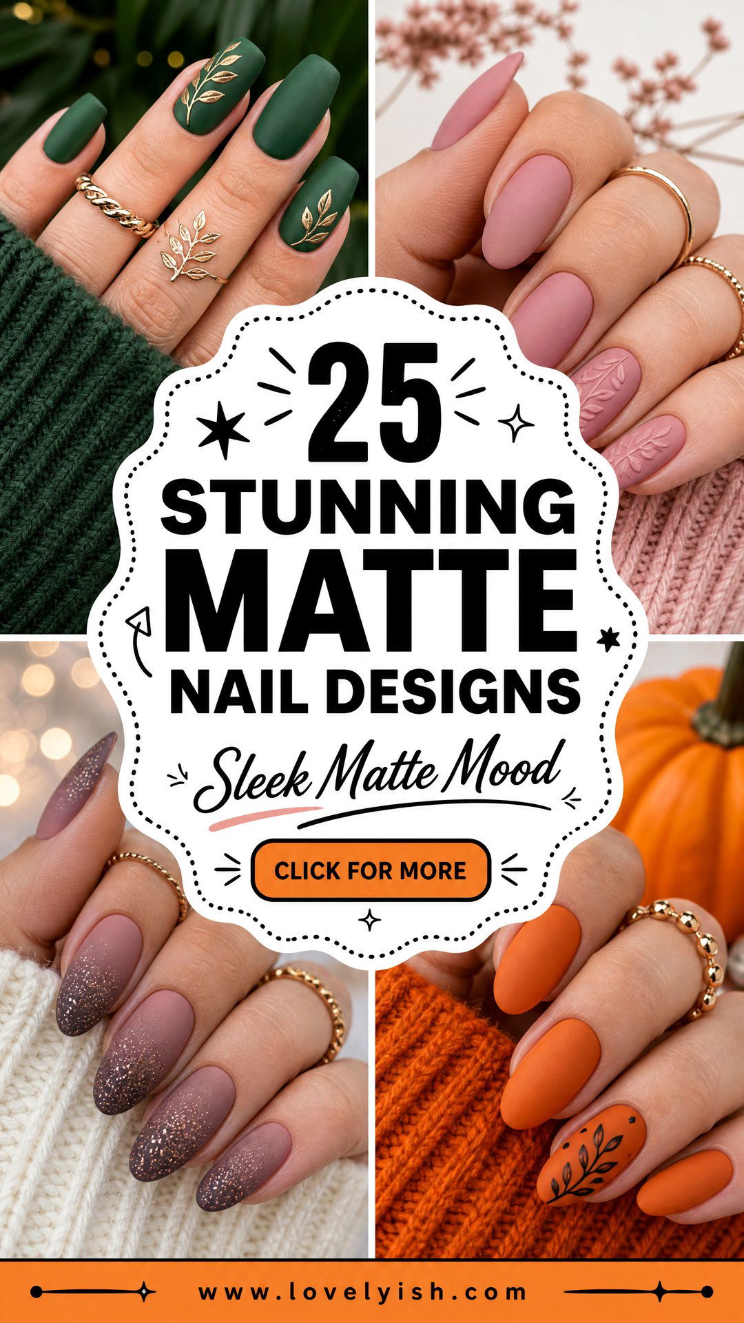 25 Stunning Matte Nail Designs for a Sleek Look - 25 Stunning Matte Nail Designs for a Sleek Look