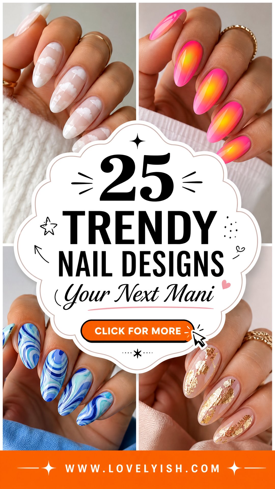 25 Trendy Nail Designs to Rock Your Next Manicure - 25 Trendy Nail Designs to Rock Your Next Manicure