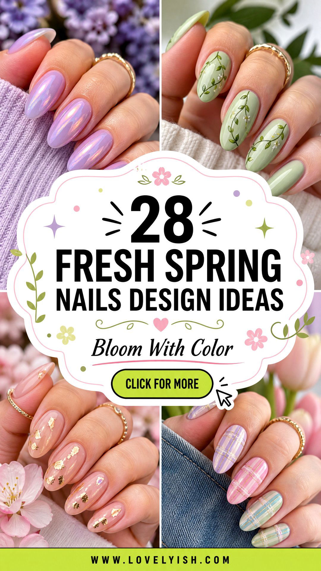 28 Fresh Spring Nails Design Ideas to Bloom This Season - 28 Fresh Spring Nails Design Ideas to Bloom This Season