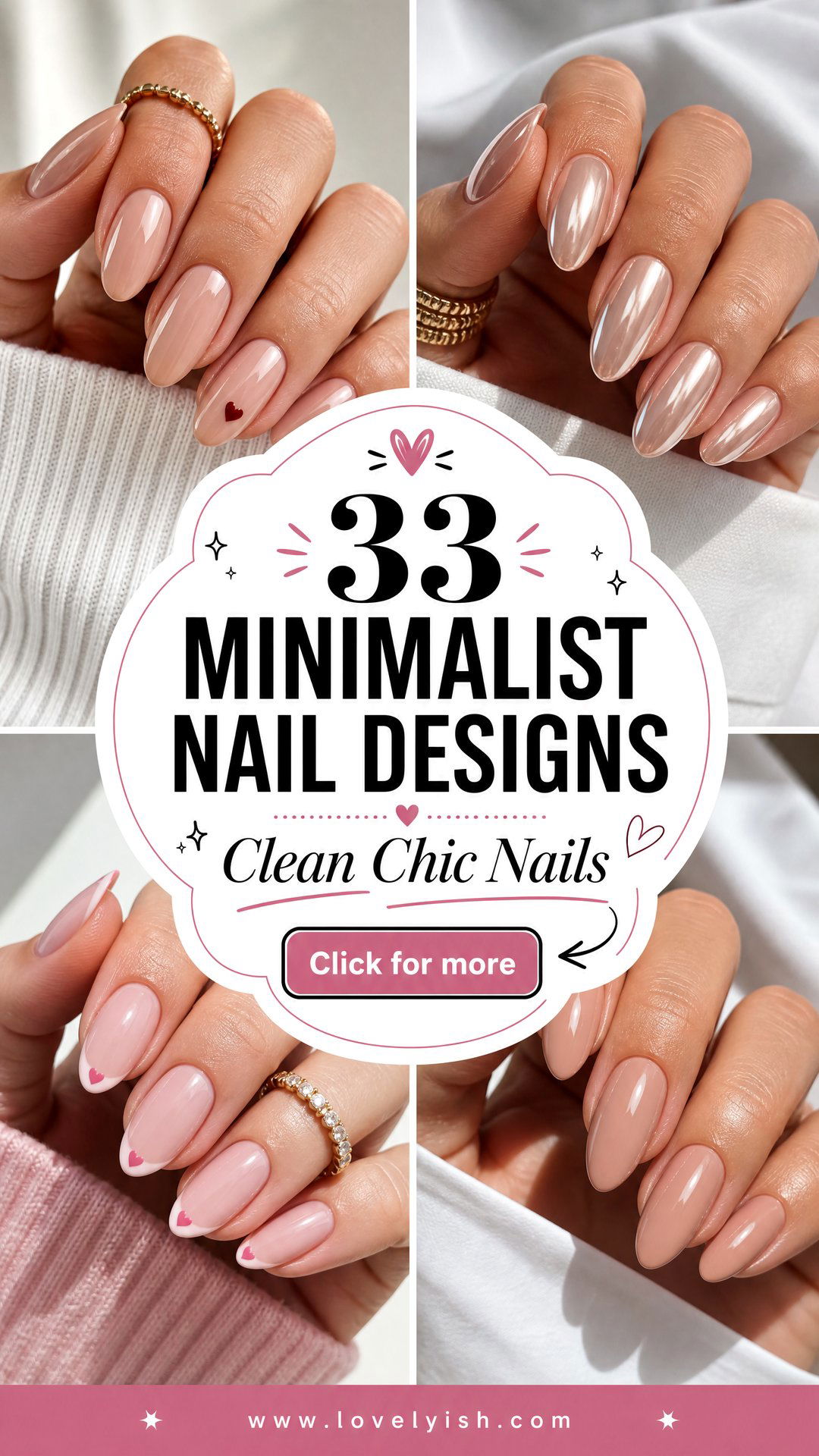 33 Minimalist Nail Designs Simple and Stylish Looks - 33 Minimalist Nail Designs: Simple & Stylish Looks