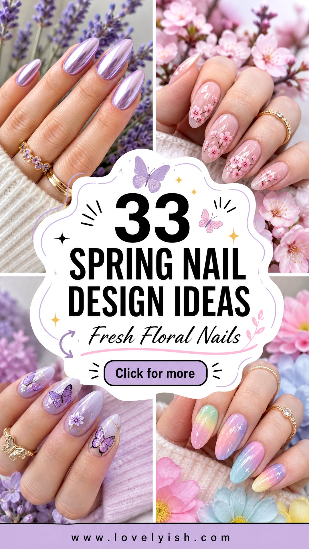 33 Spring Nail Design Ideas Fresh and Floral Looks - 33 Spring Nail Design Ideas: Fresh & Floral Looks