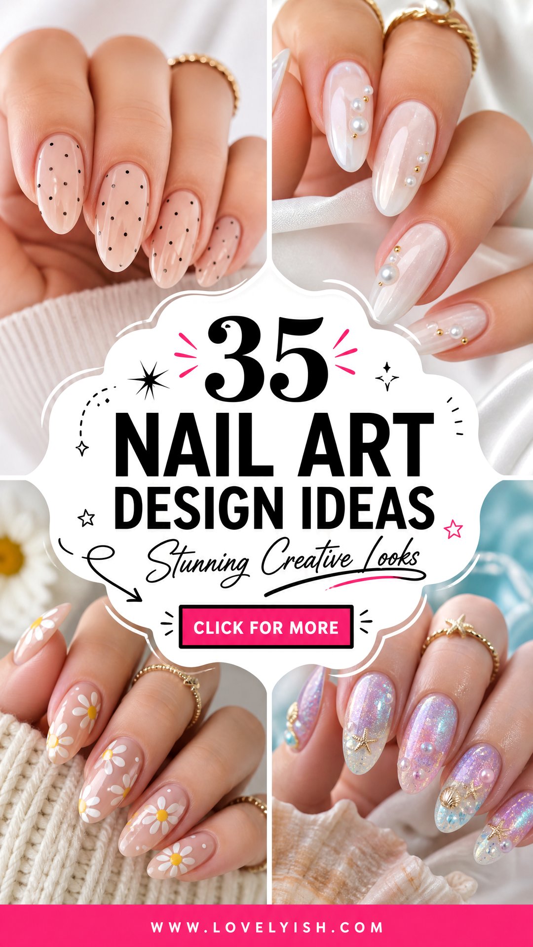 35 Nail Art Design Ideas Stunning and Creative Looks - 35 Nail Art Design Ideas: Stunning & Creative Looks