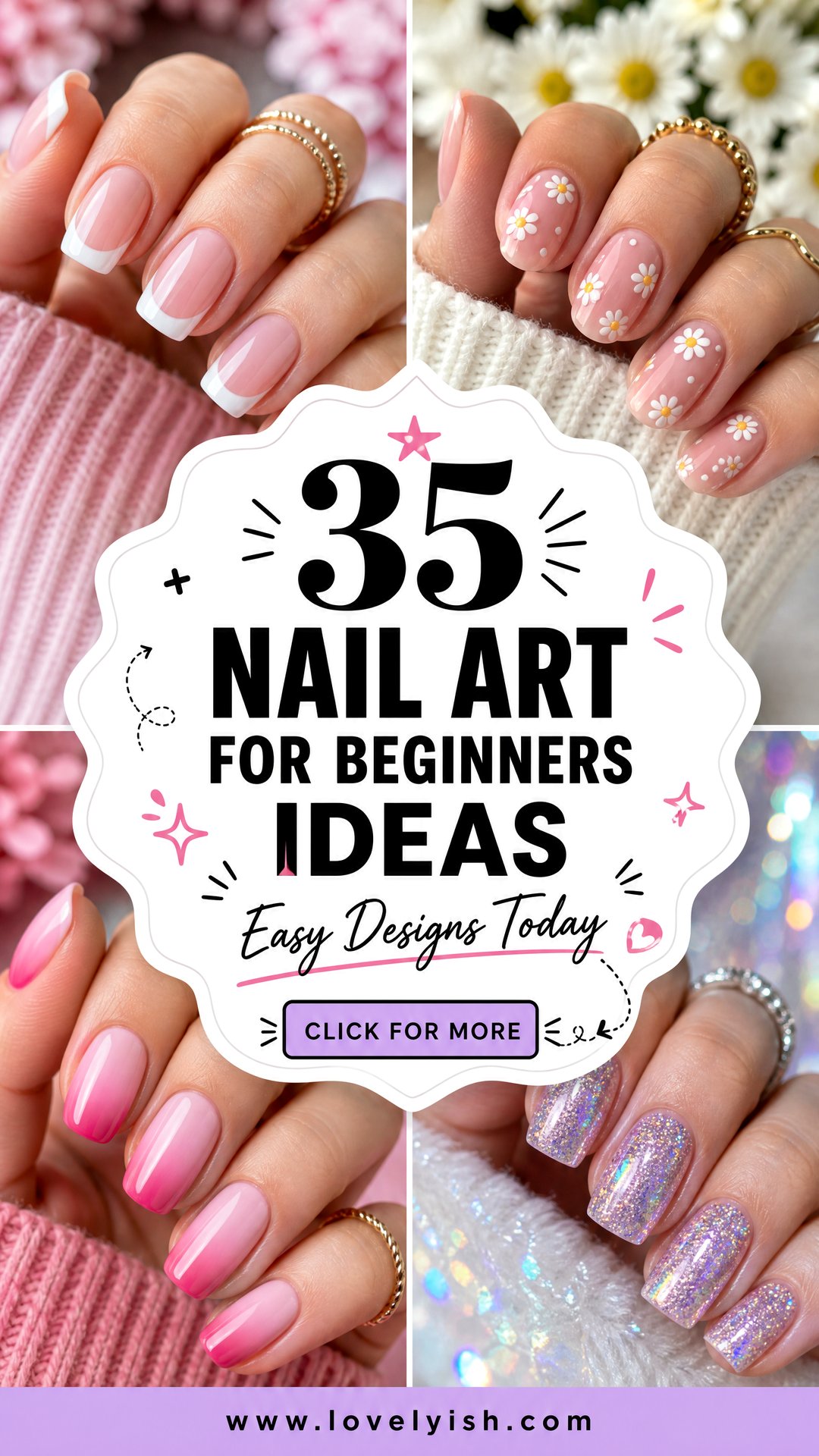 35 Nail Art for Beginners Easy Designs to Try - 35 Nail Art for Beginners: Easy Designs to Try