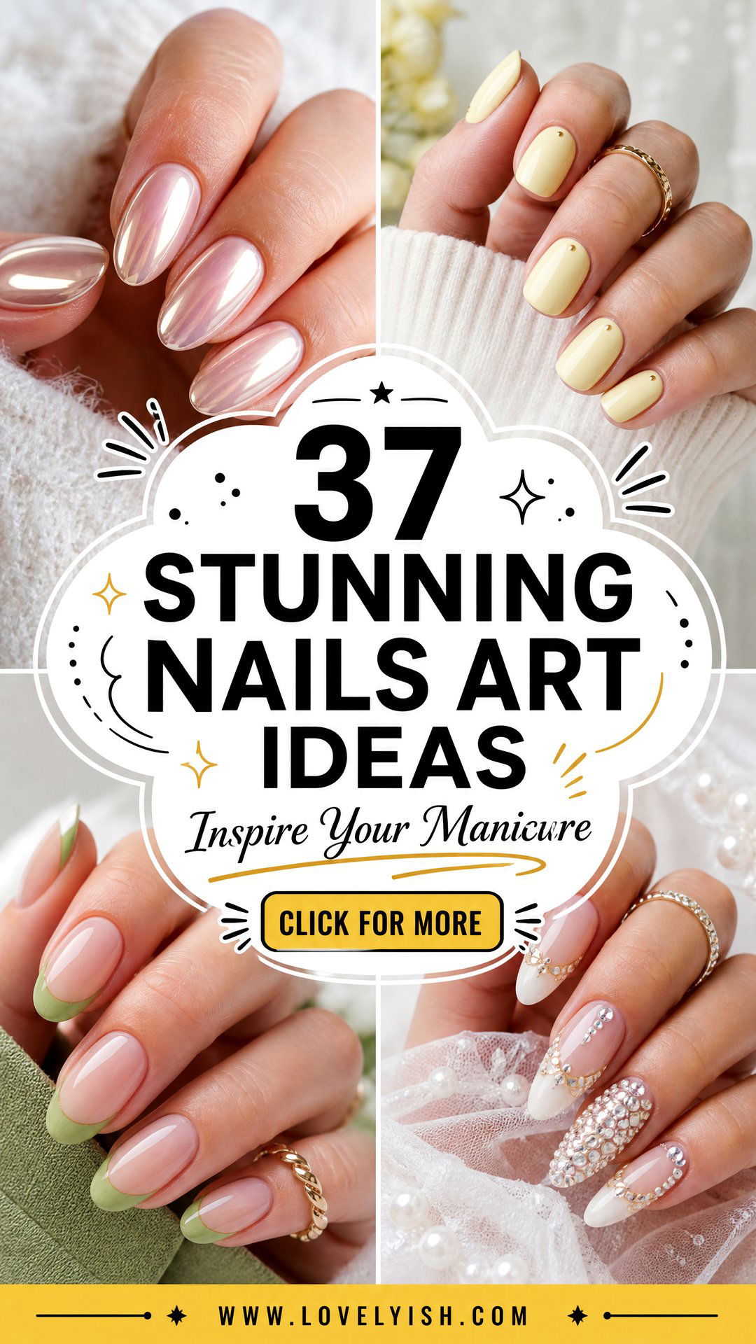 37 Stunning Nails Art Ideas to Inspire Your Next Manicure - 37 Stunning Nails Art Ideas to Inspire Your Next Manicure