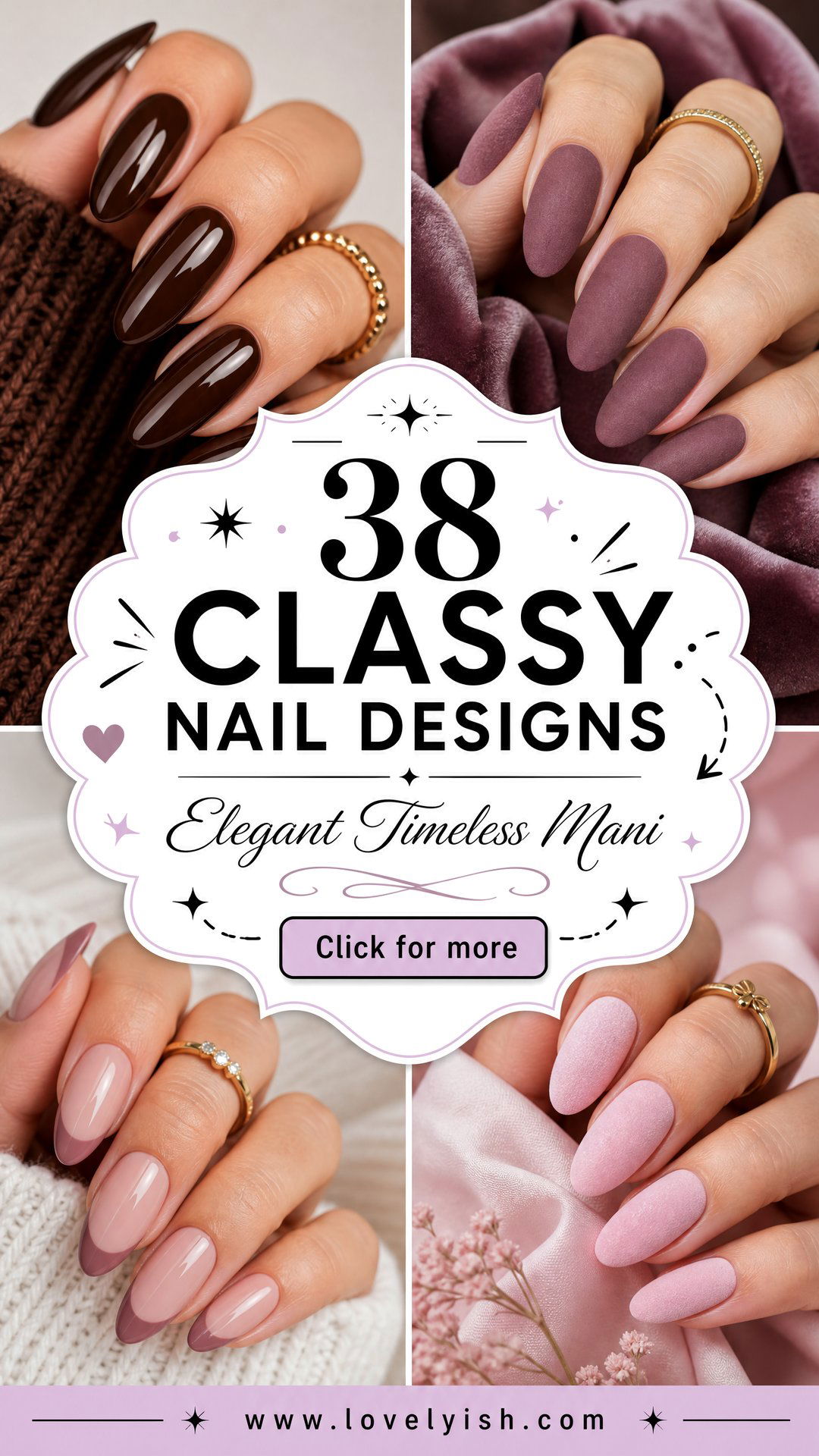 38 Classy Nail Designs for an Elegant Timeless Look - 38 Classy Nail Designs for an Elegant, Timeless Look