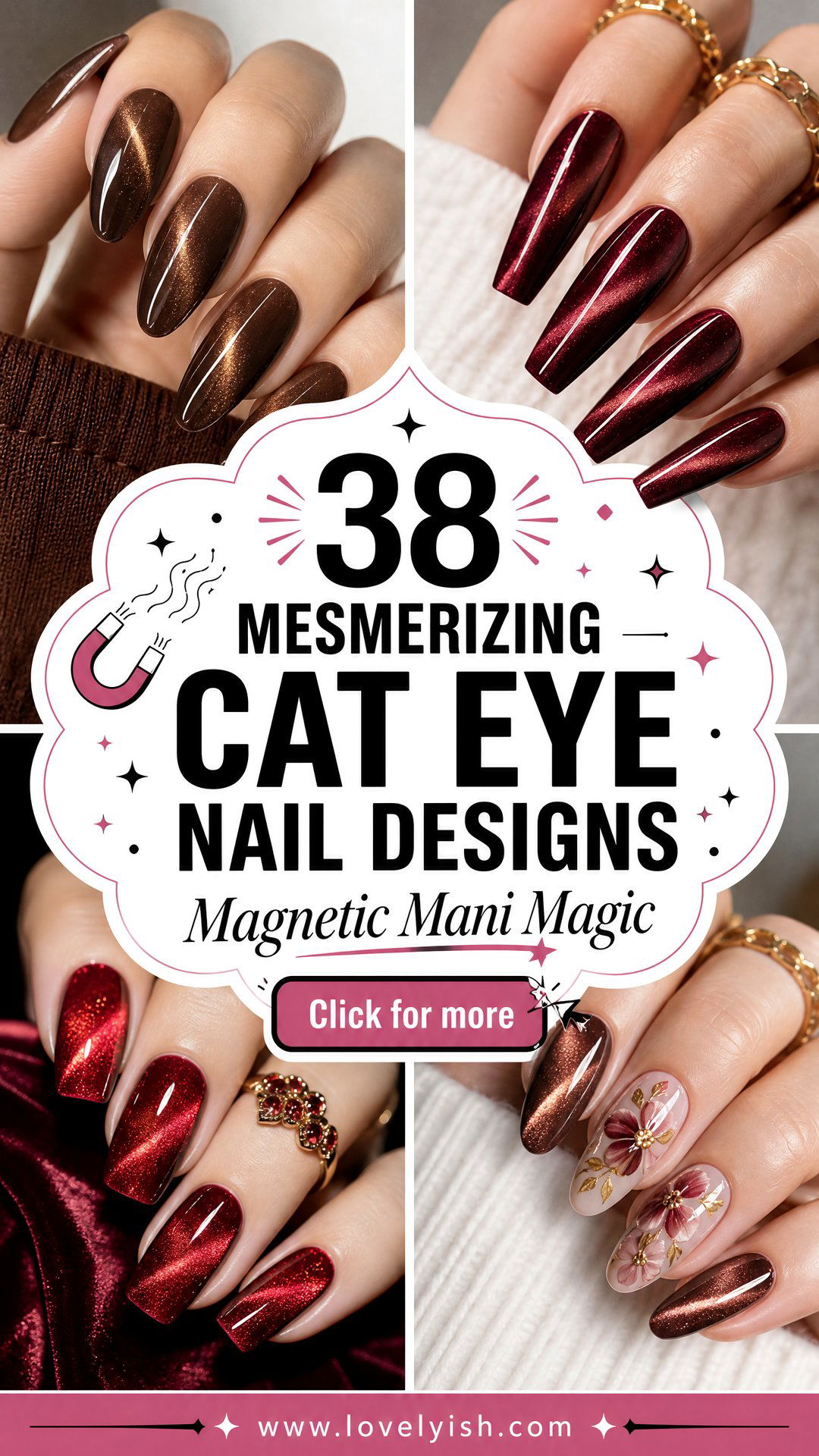 38 Mesmerizing Cat Eye Nail Designs to Try This Year - 38 Mesmerizing Cat Eye Nail Designs to Try This Year