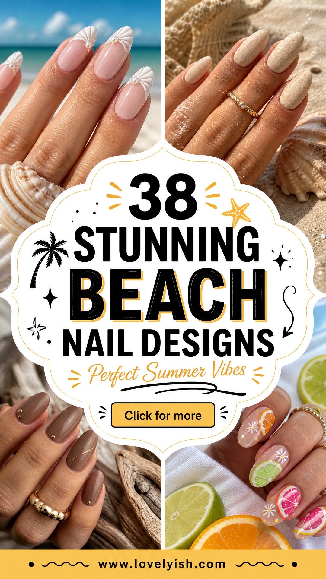 38 Stunning Beach Nail Designs Perfect for Summer Vibes - 38 Stunning Beach Nail Designs Perfect for Summer Vibes