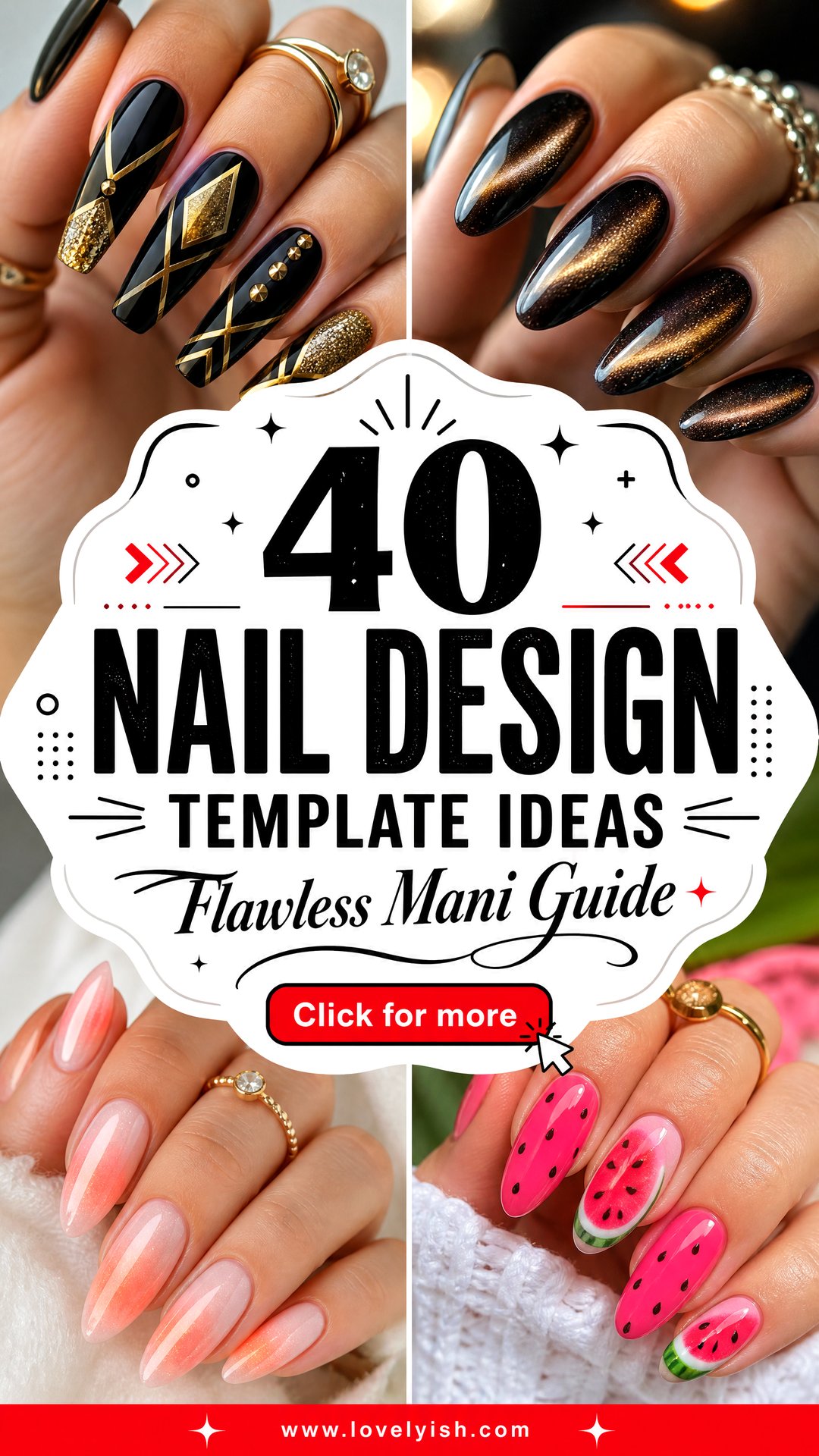 40 Nail Design Template Ideas for a Flawless Manicure - 40 Nail Design Template Ideas for a Flawless Manicure