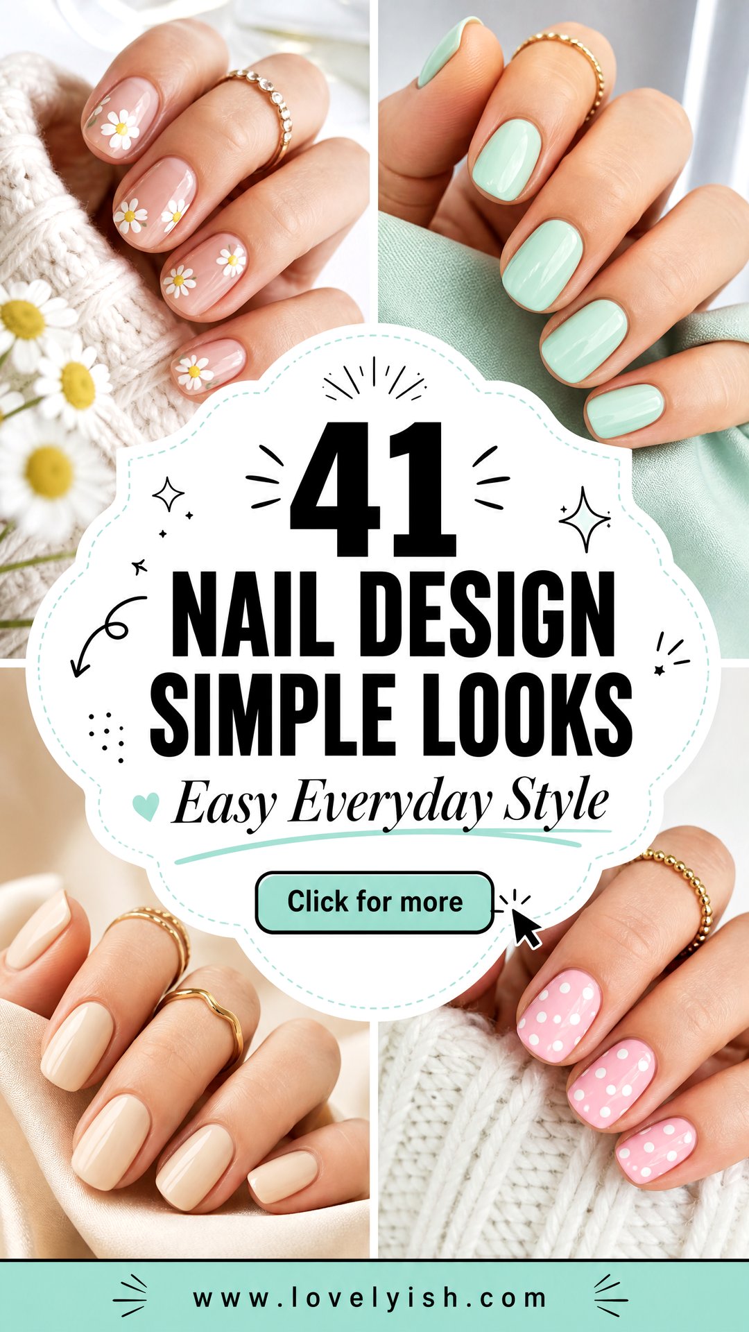 41 Nail Design Simple Looks for Effortless Everyday Style - 41 Nail Design Simple Looks for Effortless Everyday Style