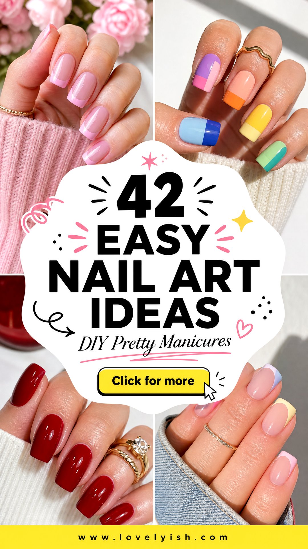 42 Easy Nail Art Ideas You Can DIY at Home - 42 Easy Nail Art Ideas You Can DIY at Home