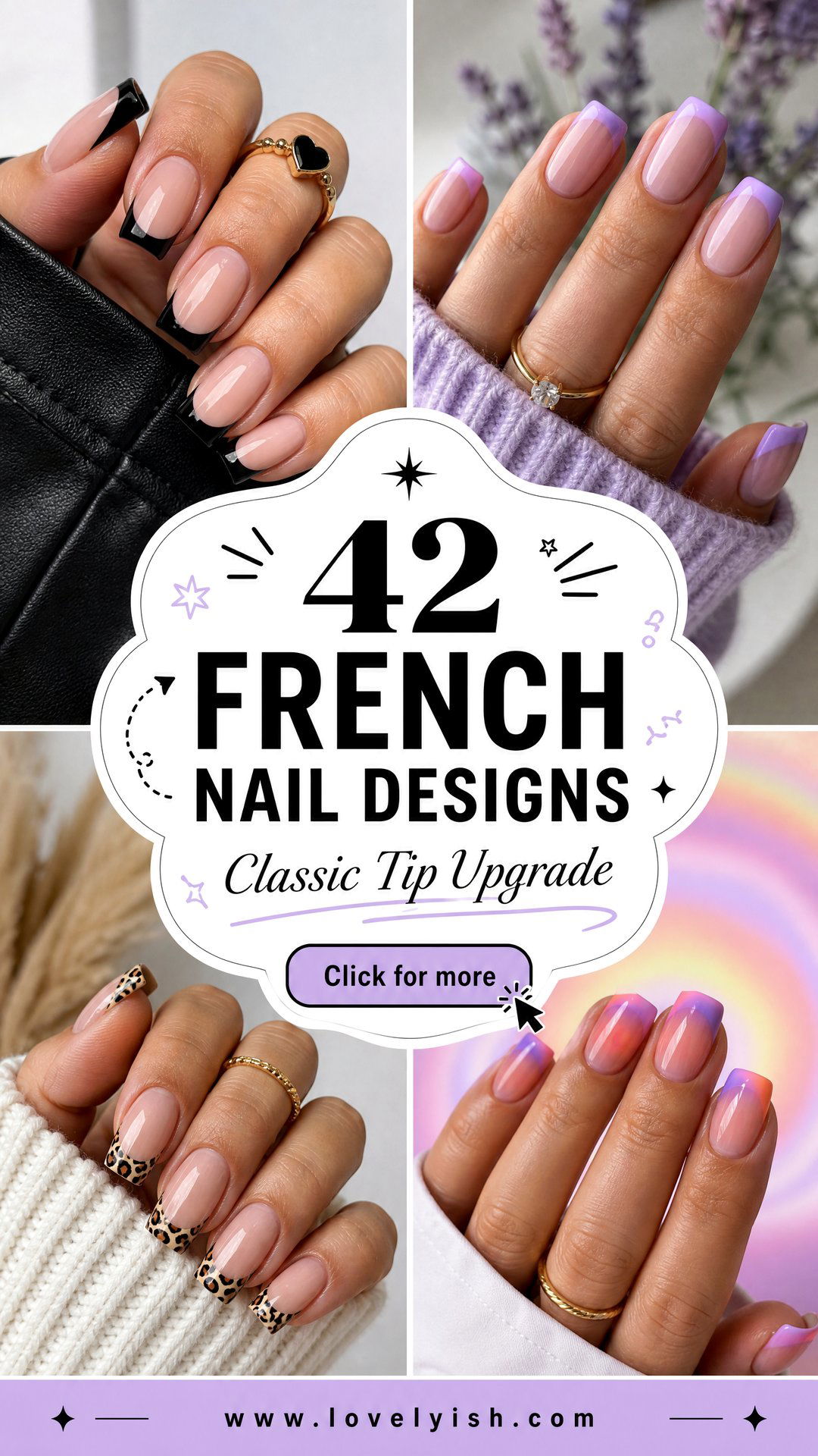 42 French Nail Designs to Upgrade Your Classic Manicure - 42 French Nail Designs to Upgrade Your Classic Manicure