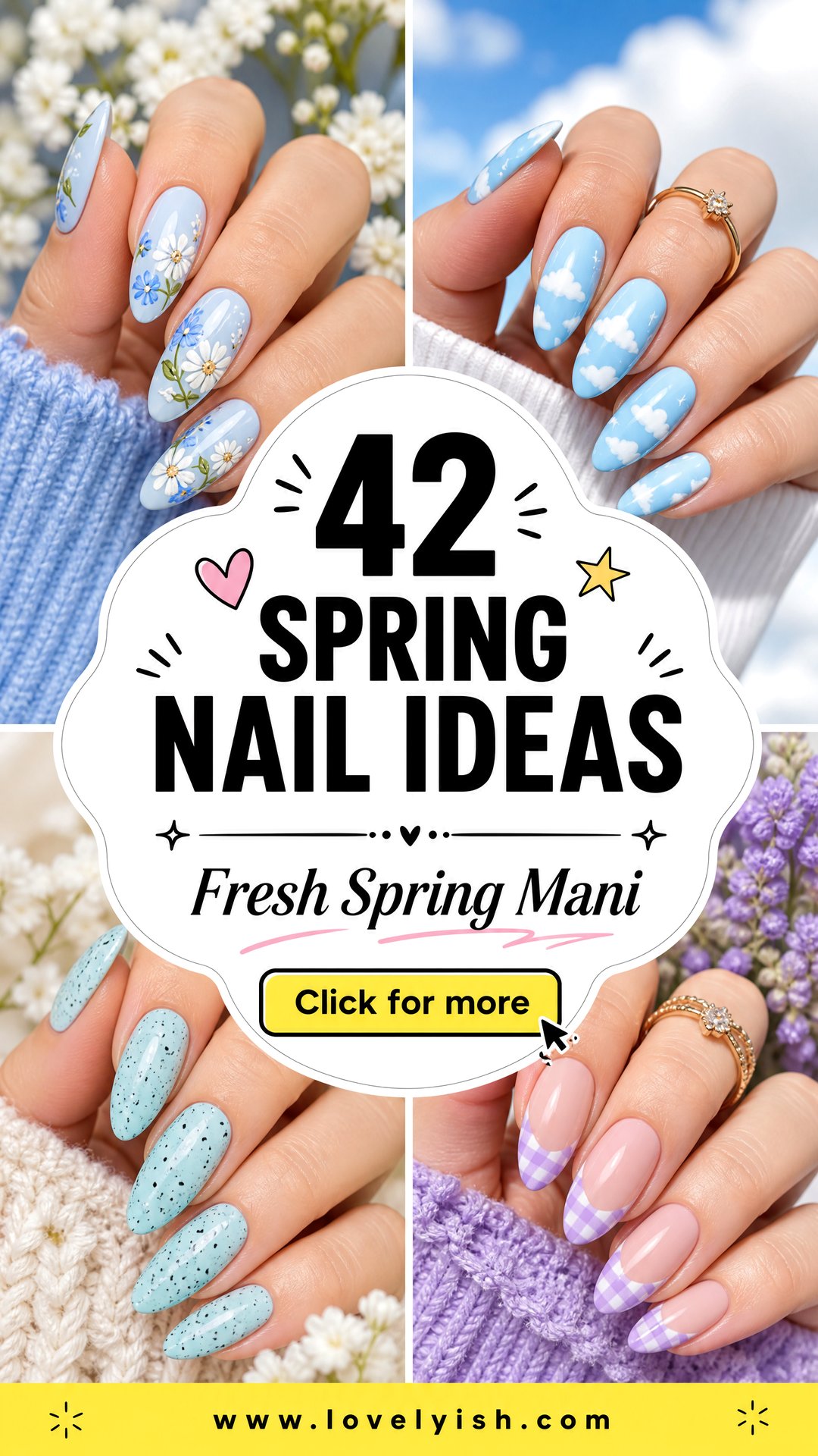 42 Spring Nail Ideas to Refresh Your Manicure Style - 42 Spring Nail Ideas to Refresh Your Manicure Style