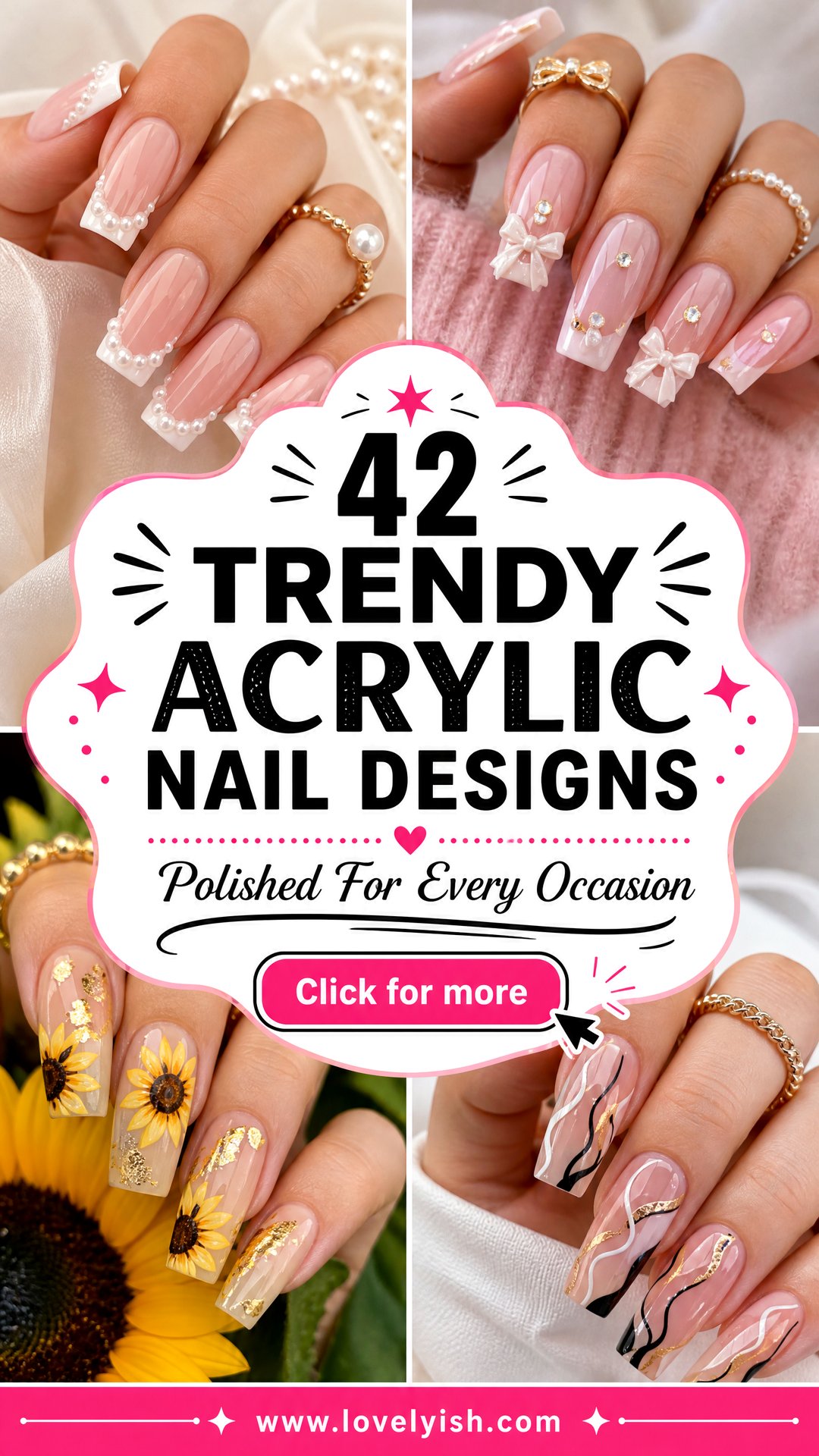 42 Trendy Acrylic Nail Designs for Every Occasion - 42 Trendy Acrylic Nail Designs for Every Occasion