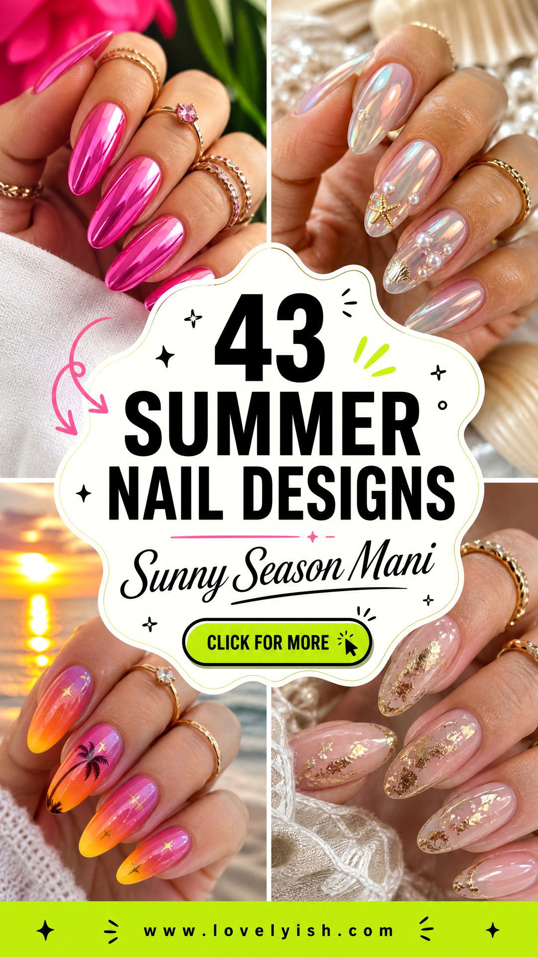 43 Summer Nail Designs to Rock the Sunny Season - 43 Summer Nail Designs to Rock the Sunny Season