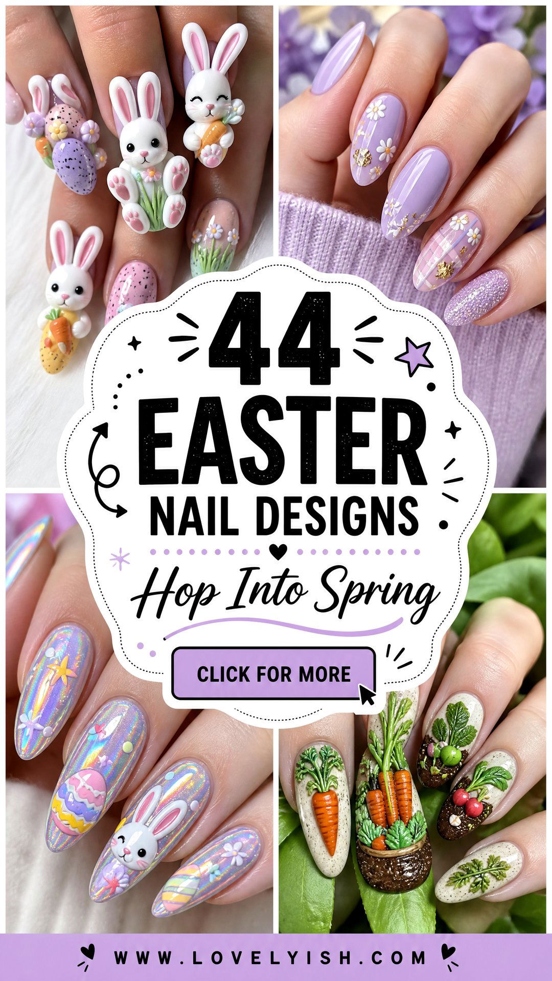 44 Easter Nail Designs to Hop Into Spring in Style - 44 Easter Nail Designs to Hop Into Spring in Style
