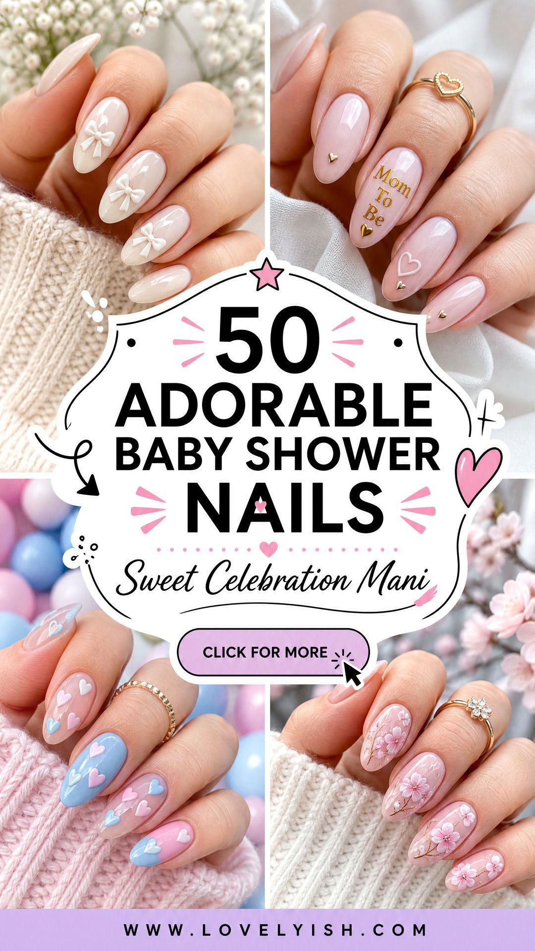 50 Adorable Baby Shower Nails for the Perfect Day - 50 Adorable Baby Shower Nails for the Perfect Day