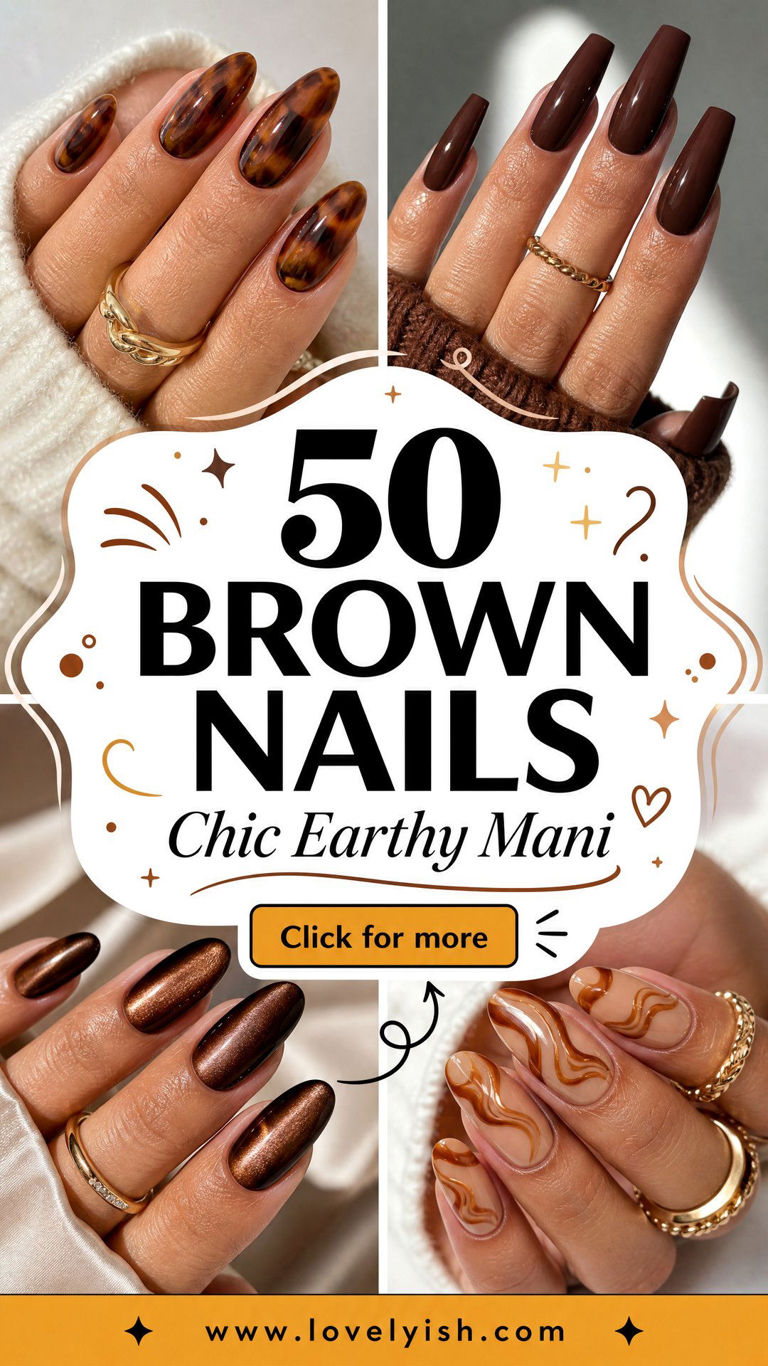 50 Brown Nails Chic Earthy Designs Youll Love - 50 Brown Nails: Chic Earthy Designs You’ll Love