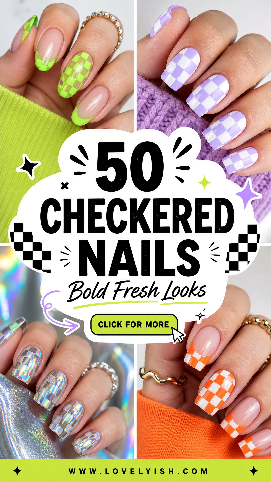50 Checkered Nails Bold Designs to Try Right Now - 50 Checkered Nails: Bold Designs to Try Right Now