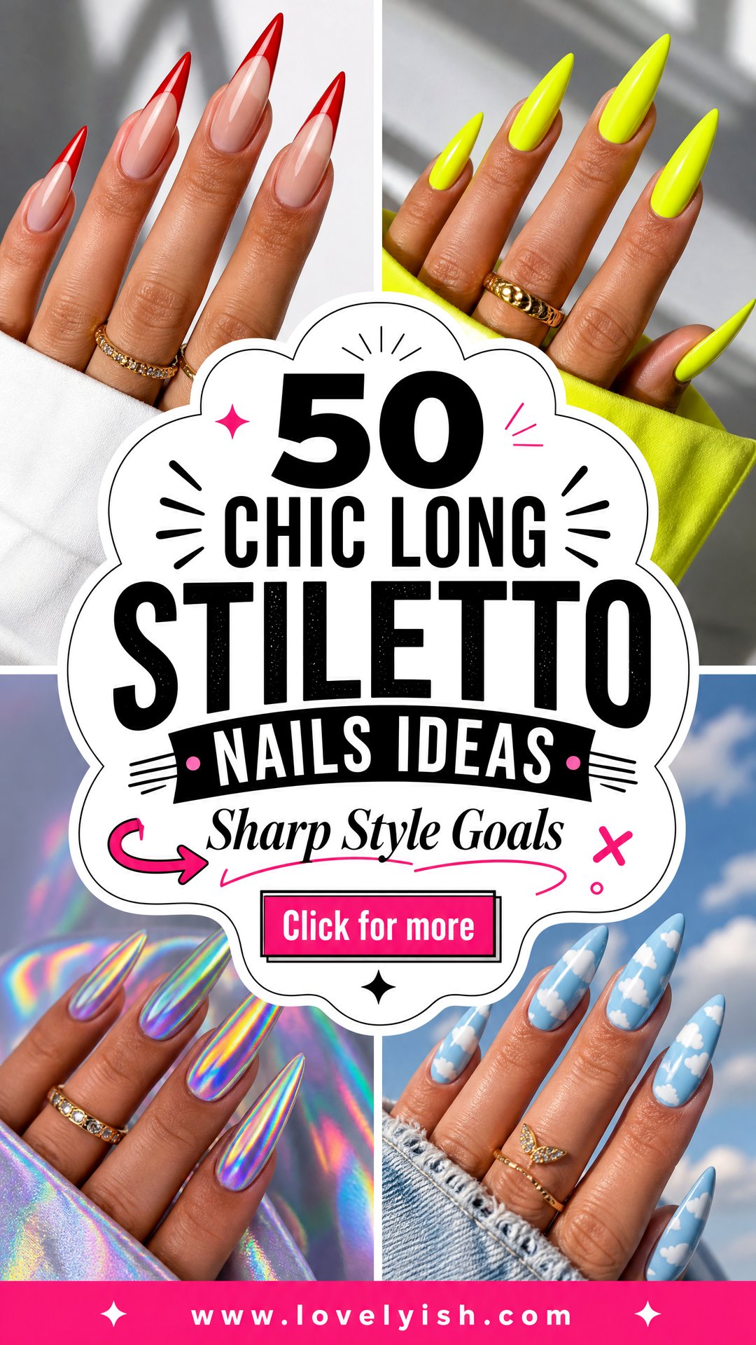 50 Chic Long Stiletto Nails Ideas to Elevate Your Style - 50 Chic Long Stiletto Nails Ideas to Elevate Your Style