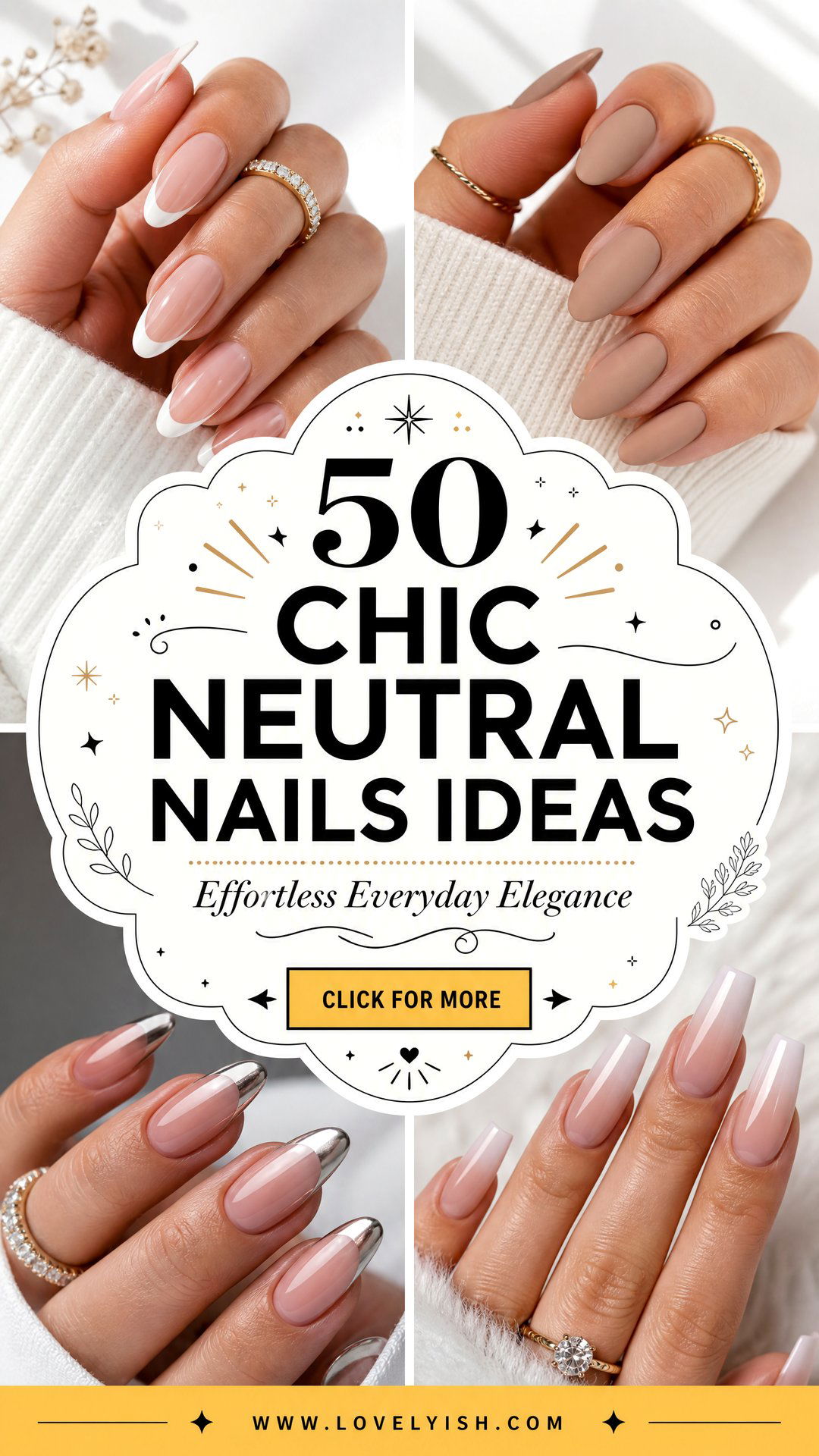 50 Chic Neutral Nails Ideas for Every Occasion - 50 Chic Neutral Nails Ideas for Every Occasion