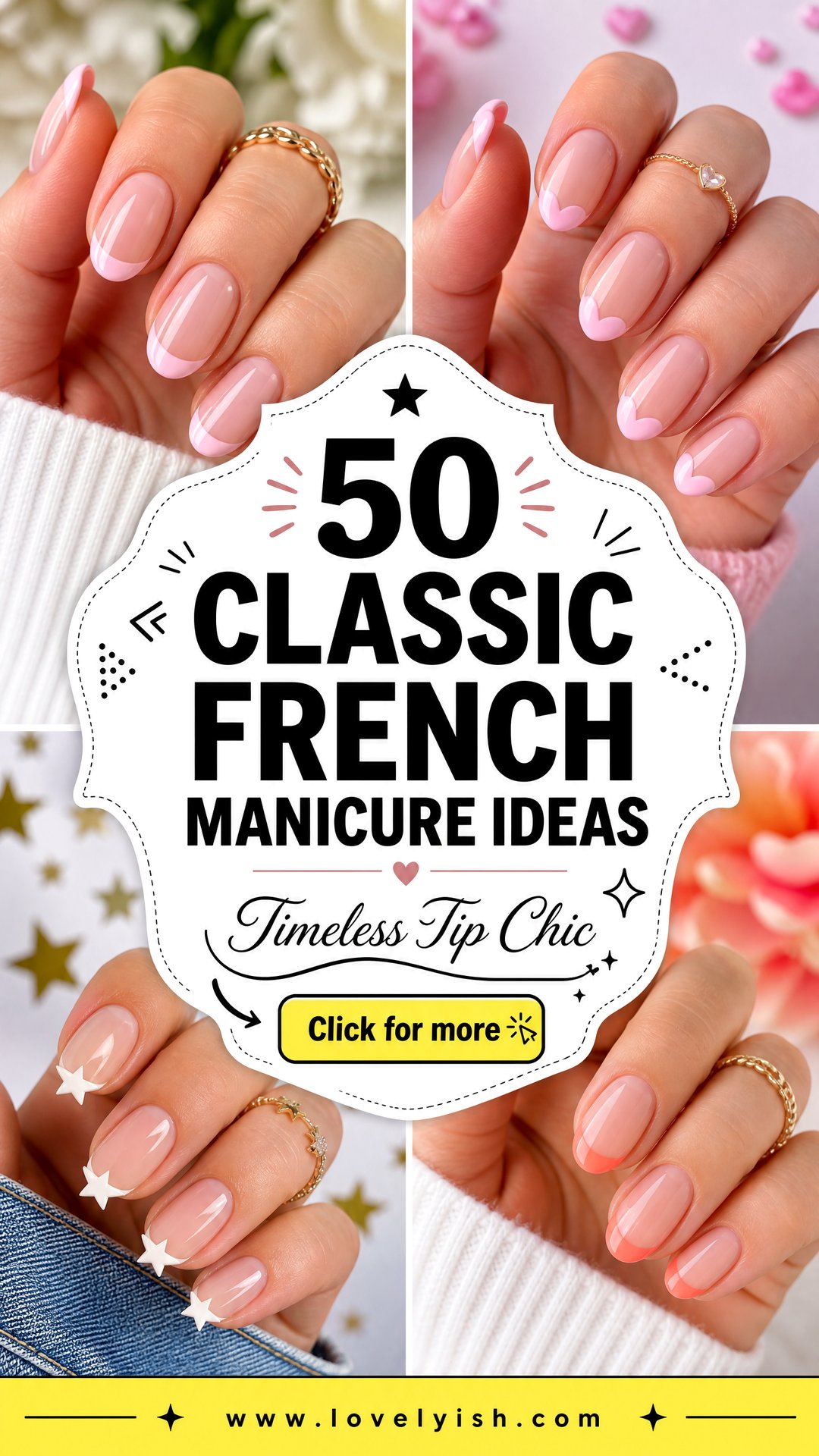 50 Classic French Manicure Ideas for Timeless Elegance - 50 Classic French Manicure Ideas for Timeless Elegance