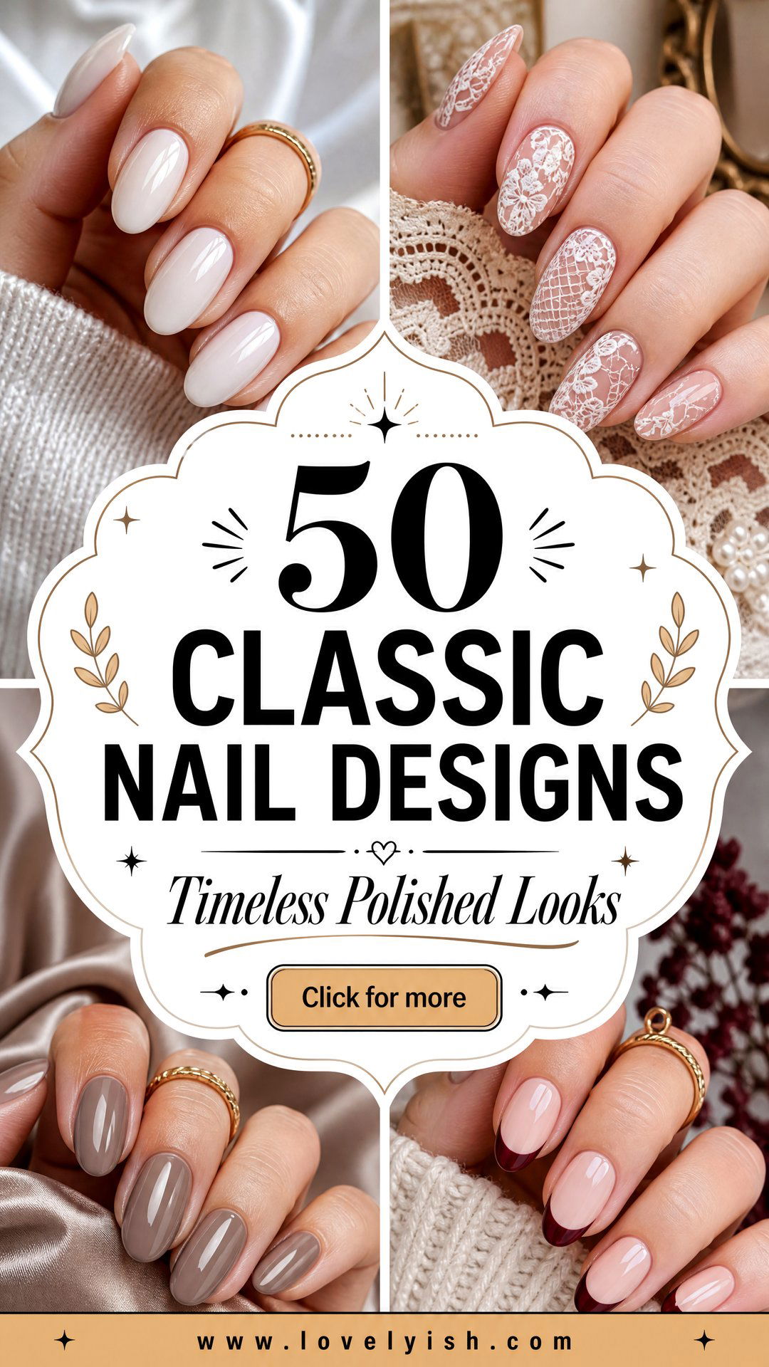 50 Classic Nail Designs Timeless Looks for Any Occasion - 50 Classic Nail Designs: Timeless Looks for Any Occasion