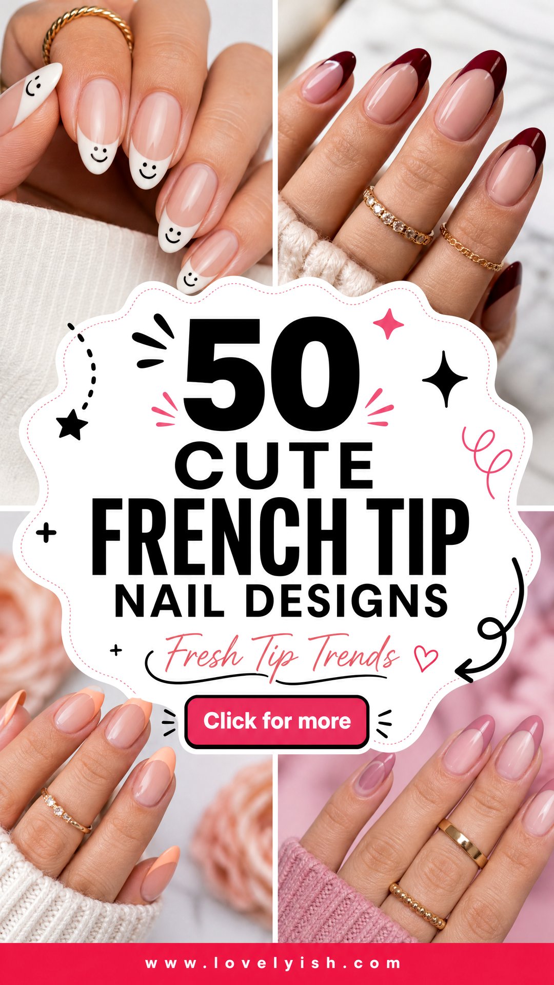 50 Cute French Tip Nail Designs to Try This Season - 50 Cute French Tip Nail Designs to Try This Season