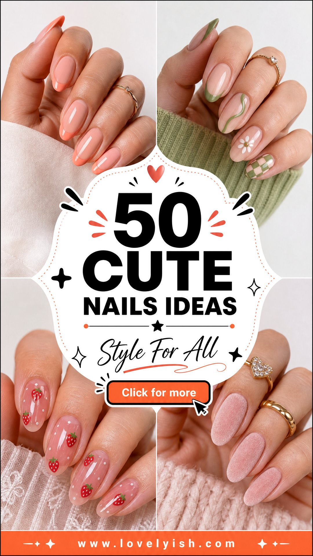 50 Cute Nails Ideas for Every Style and Occasion - 50 Cute Nails Ideas for Every Style and Occasion