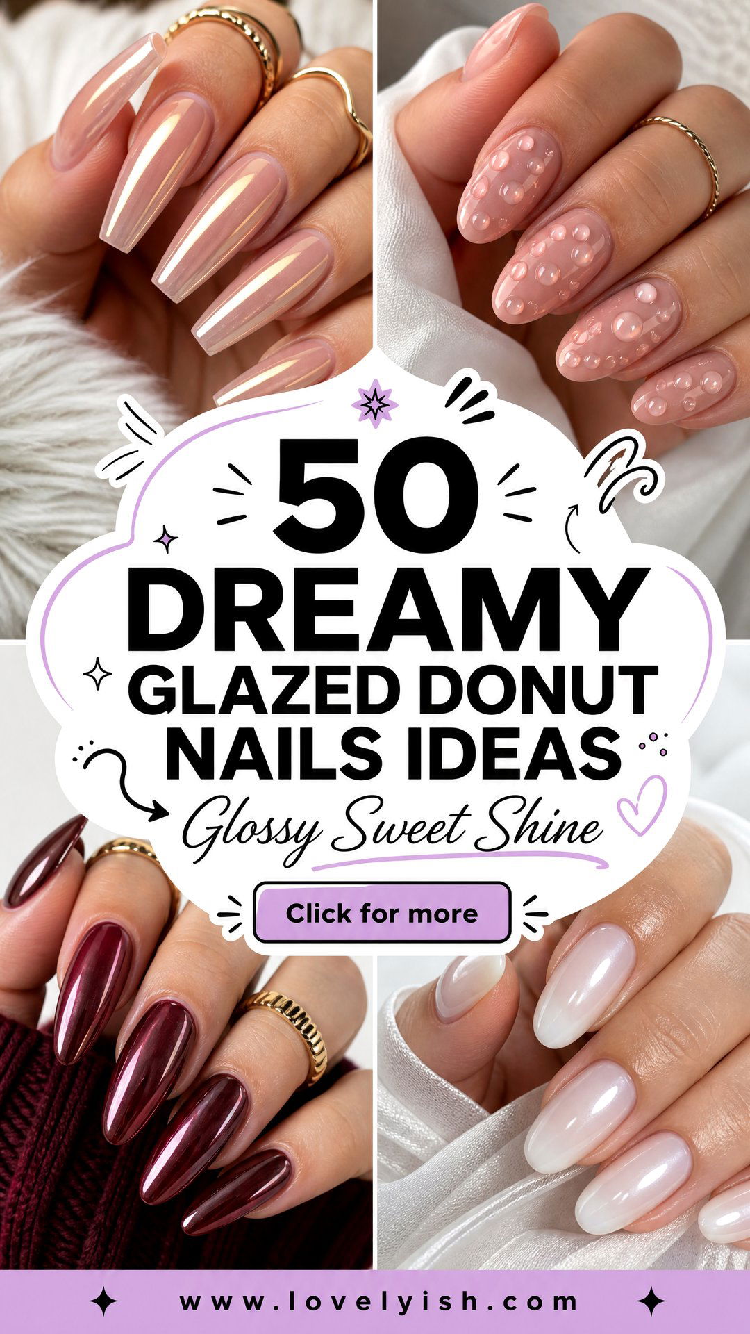 50 Dreamy Glazed Donut Nails Ideas to Try Now - 50 Dreamy Glazed Donut Nails Ideas to Try Now