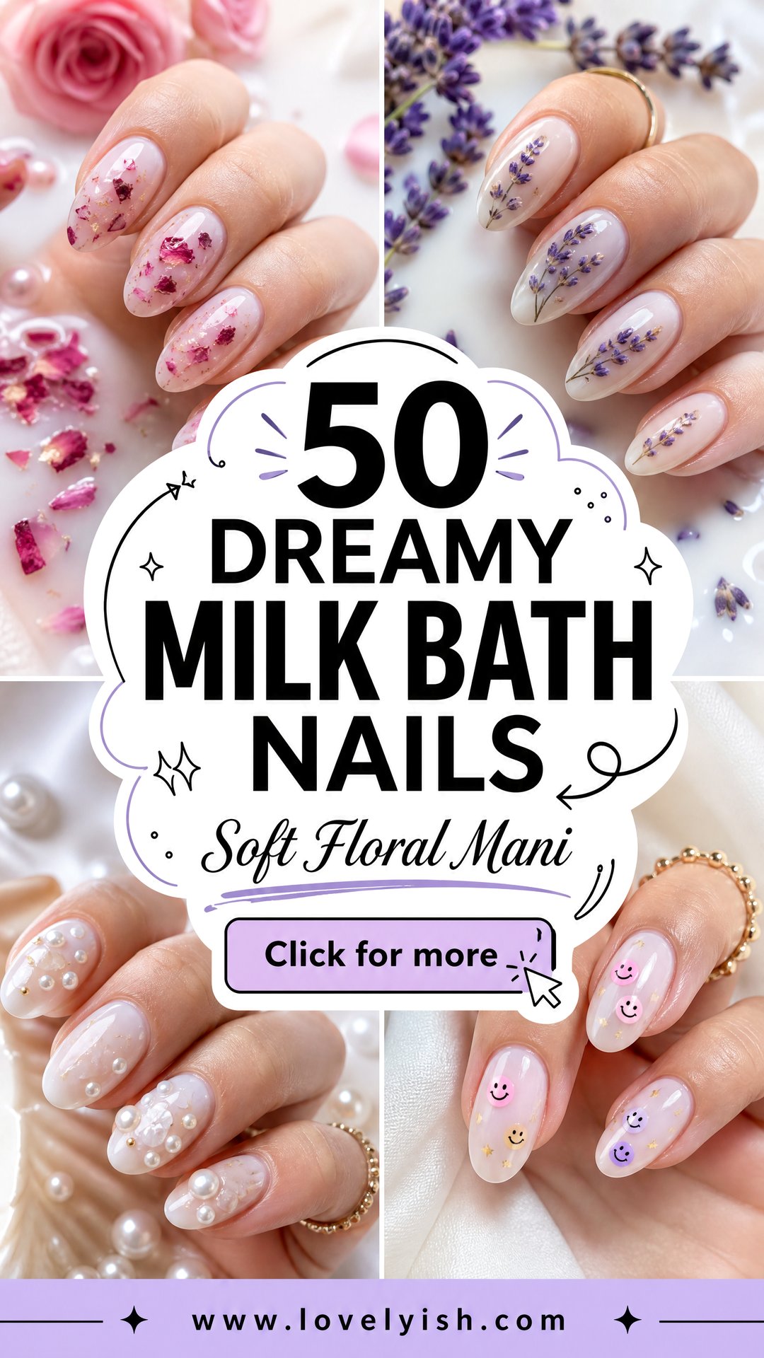 50 Dreamy Milk Bath Nails to Inspire Your Mani - 50 Dreamy Milk Bath Nails to Inspire Your Mani