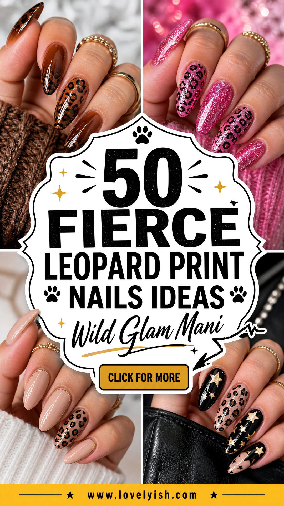 50 Fierce Leopard Print Nails Ideas for a Wild Look - 50 Fierce Leopard Print Nails Ideas for a Wild Look