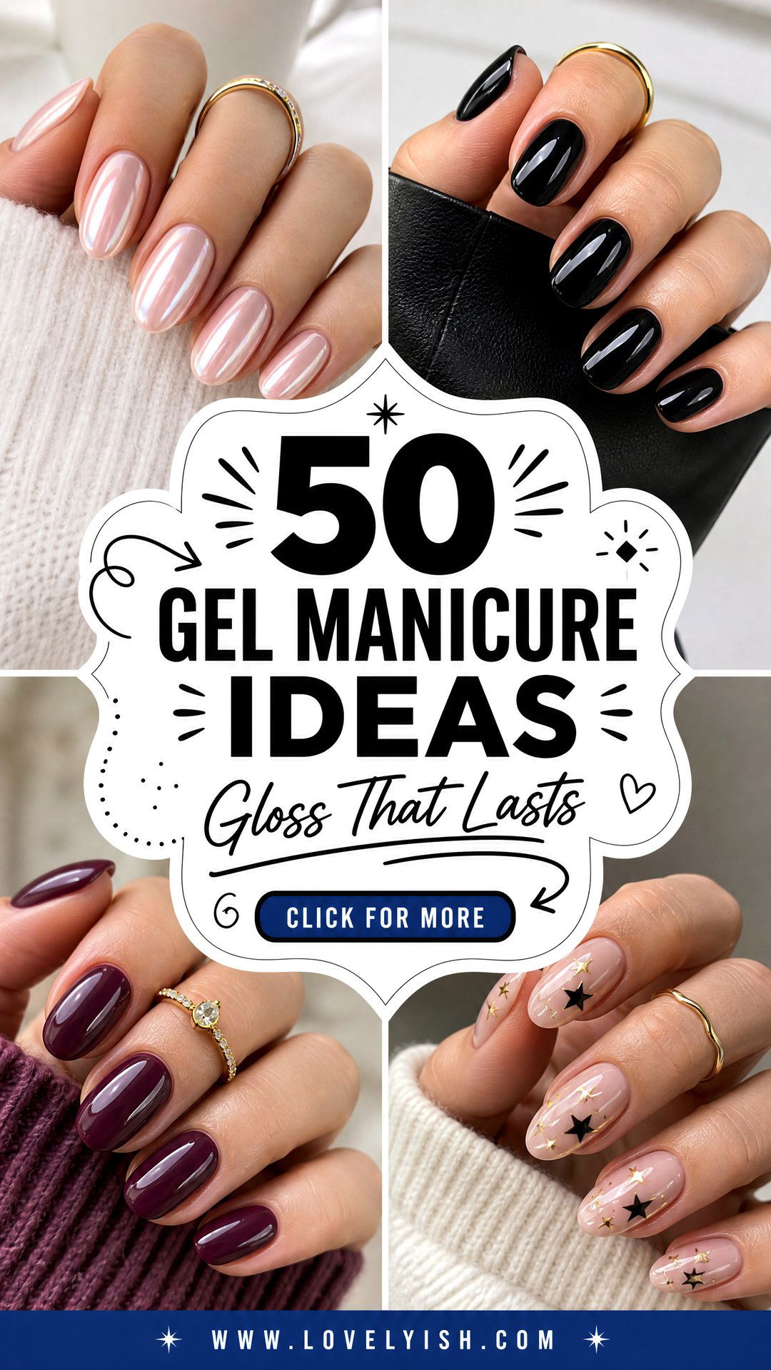 50 Gel Manicure Ideas for Long-Lasting Stunning Nails - 50 Gel Manicure Ideas for Long-Lasting, Stunning Nails