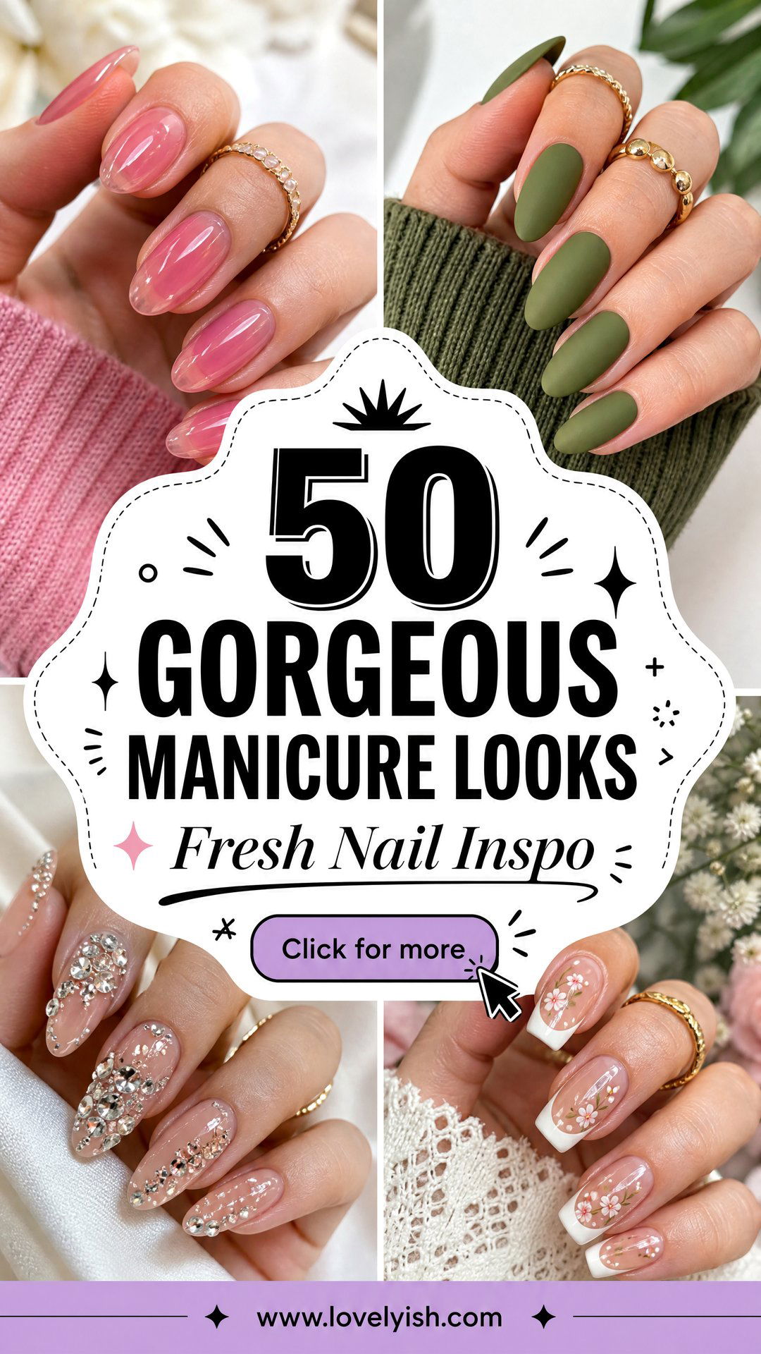 50 Gorgeous Manicure Looks to Try This Season - 50 Gorgeous Manicure Looks to Try This Season